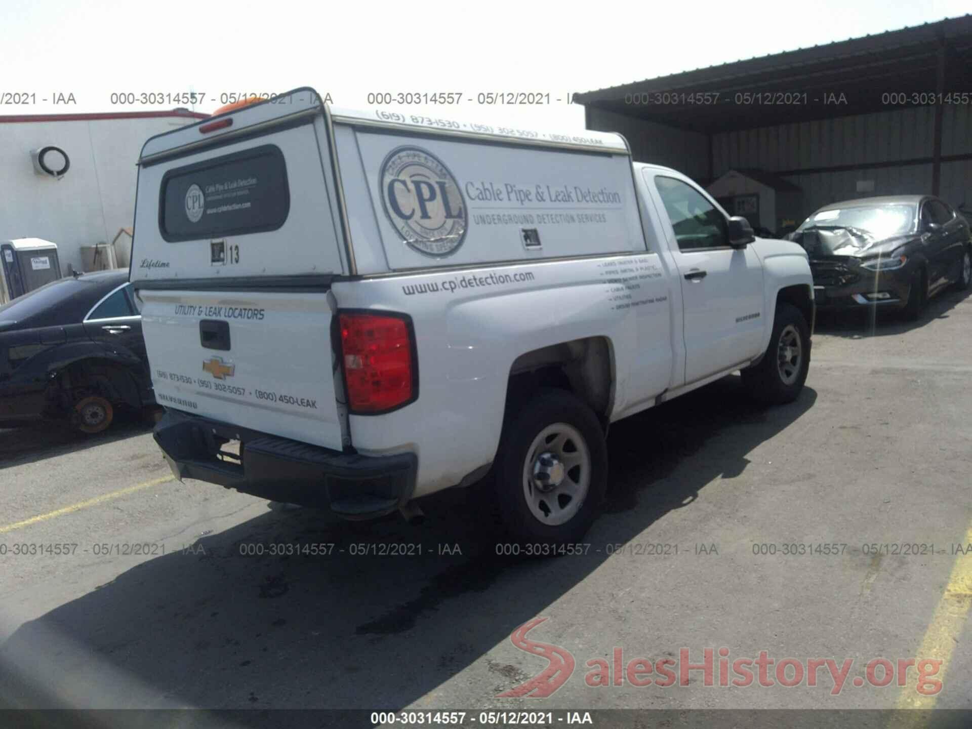 1GCNCNEH2HZ313714 2017 CHEVROLET SILVERADO 1500