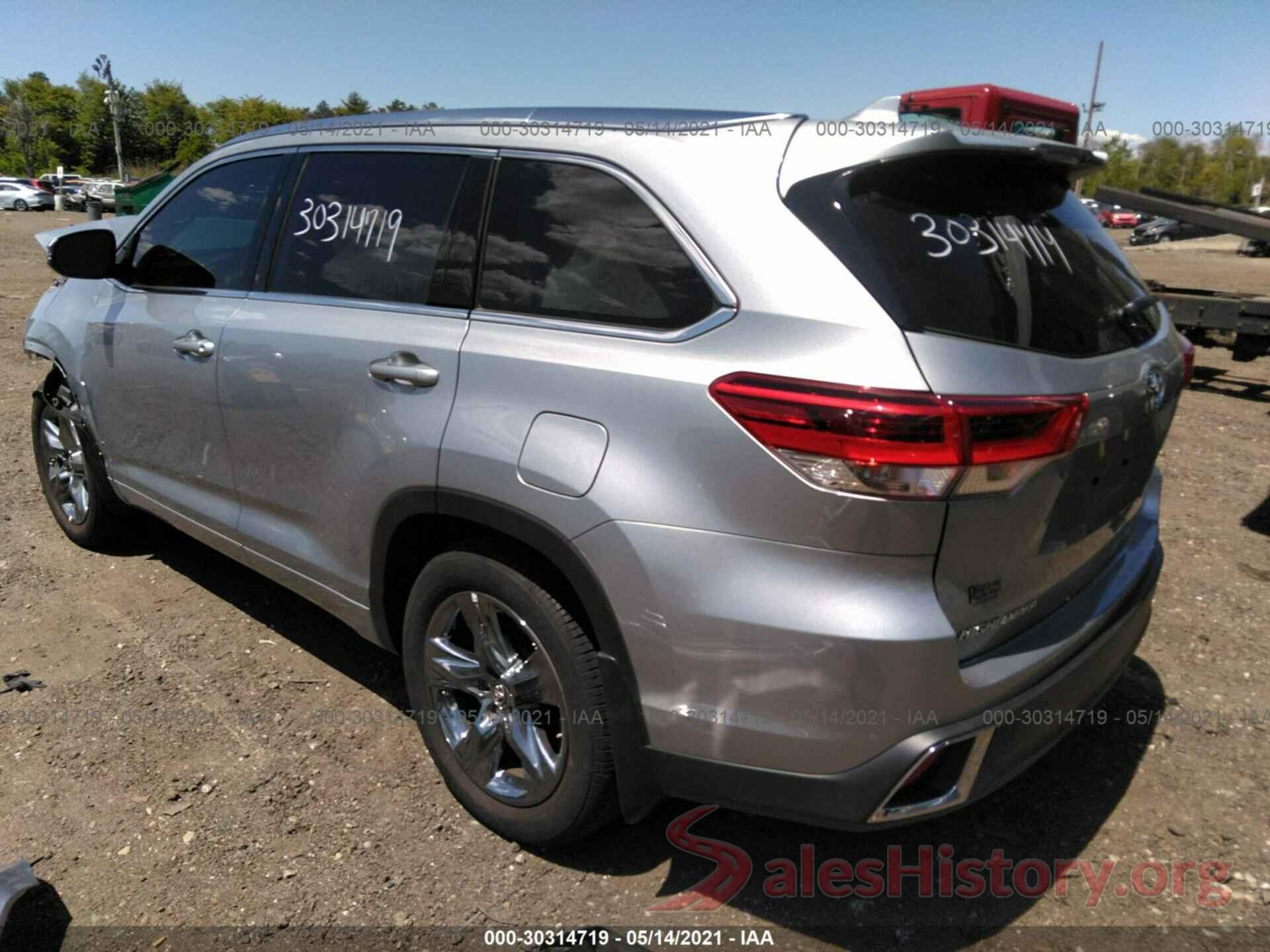 5TDDZRFHXKS740387 2019 TOYOTA HIGHLANDER