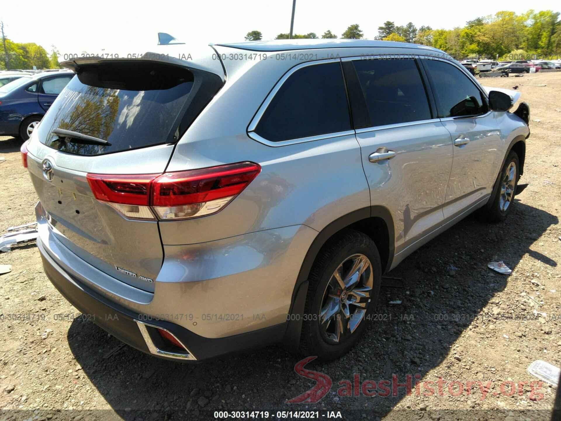 5TDDZRFHXKS740387 2019 TOYOTA HIGHLANDER