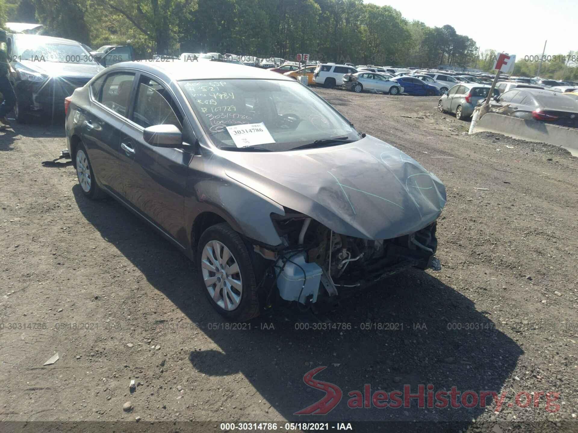 3N1AB7AP0GL654984 2016 NISSAN SENTRA