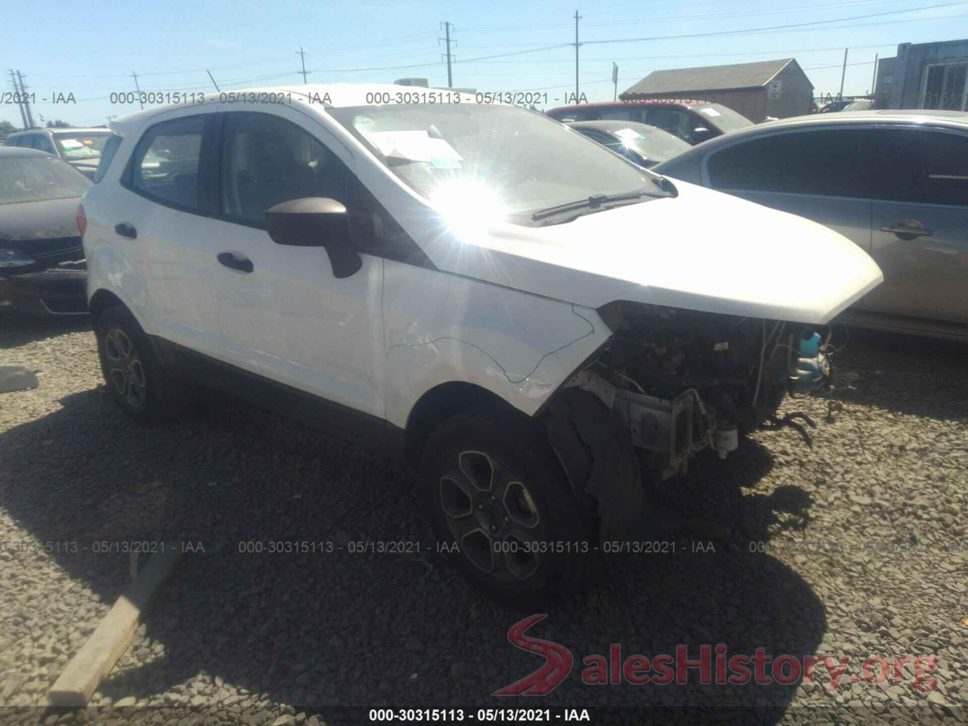 MAJ6P1SL5JC166314 2018 FORD ECOSPORT