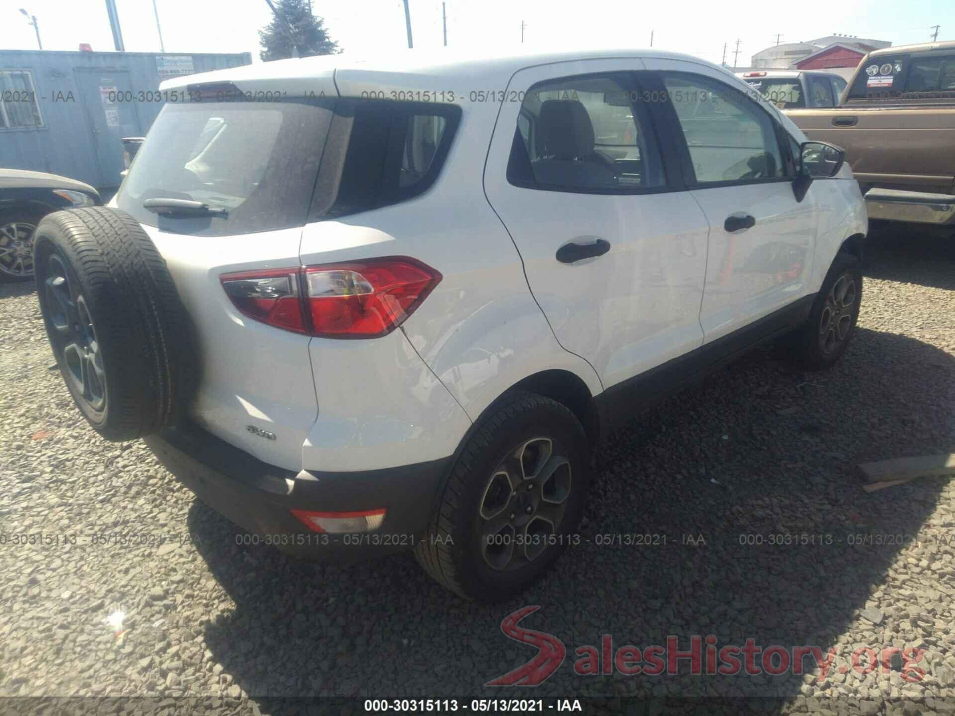 MAJ6P1SL5JC166314 2018 FORD ECOSPORT