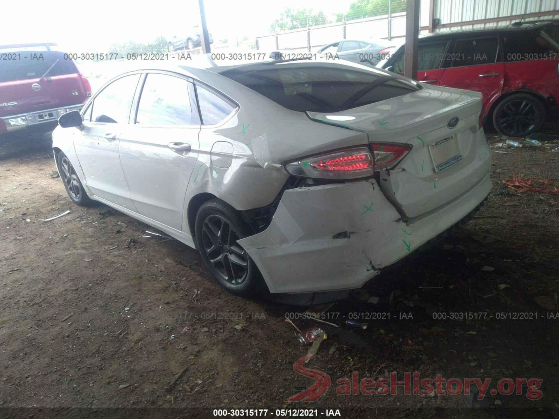 1FA6P0H71G5120836 2016 FORD FUSION