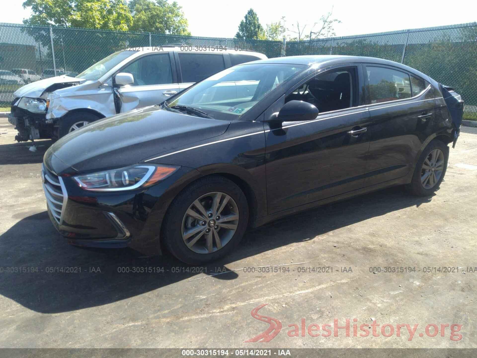 5NPD84LF6JH228073 2018 HYUNDAI ELANTRA