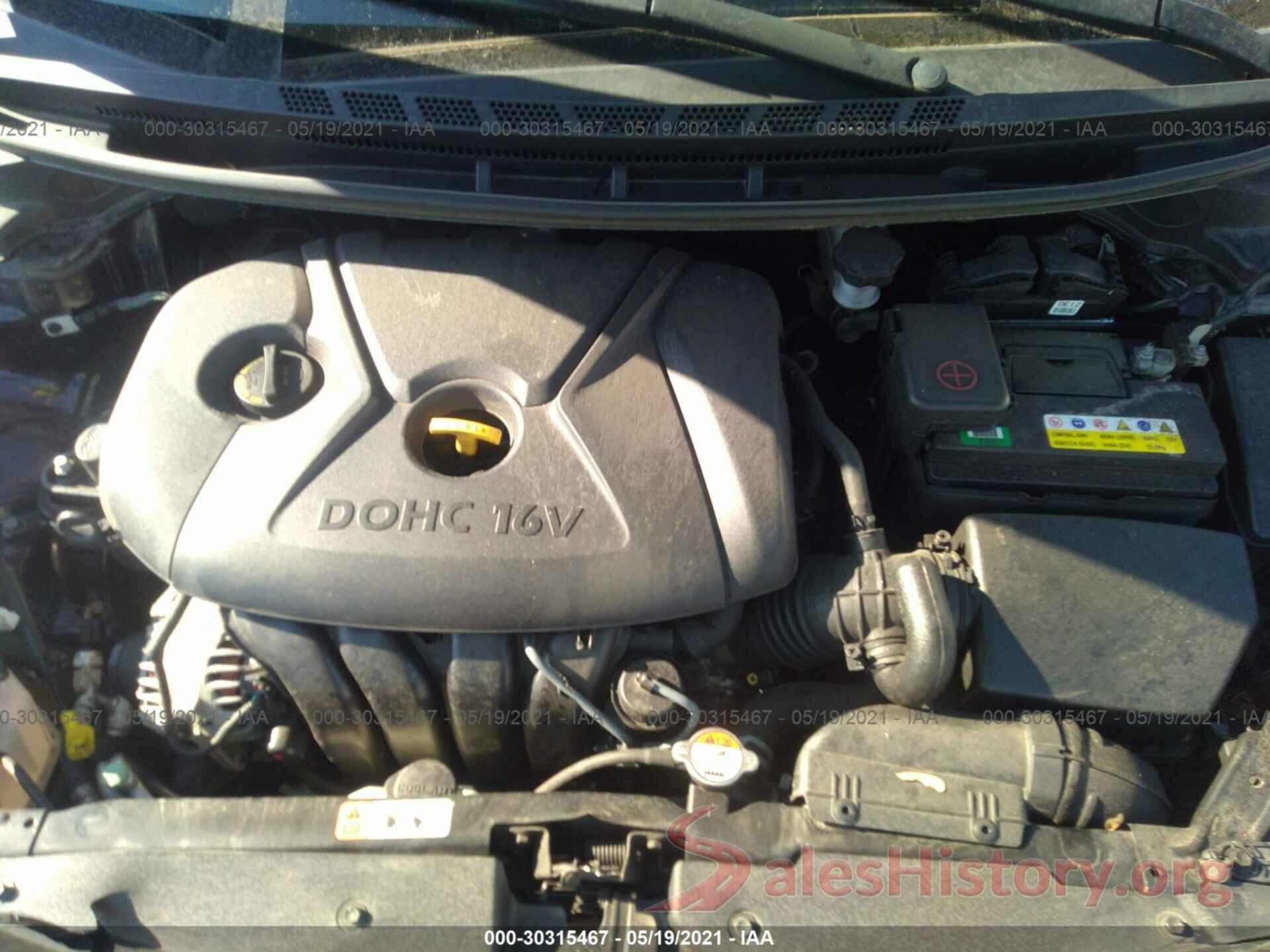 KNAFK4A60G5540148 2016 KIA FORTE