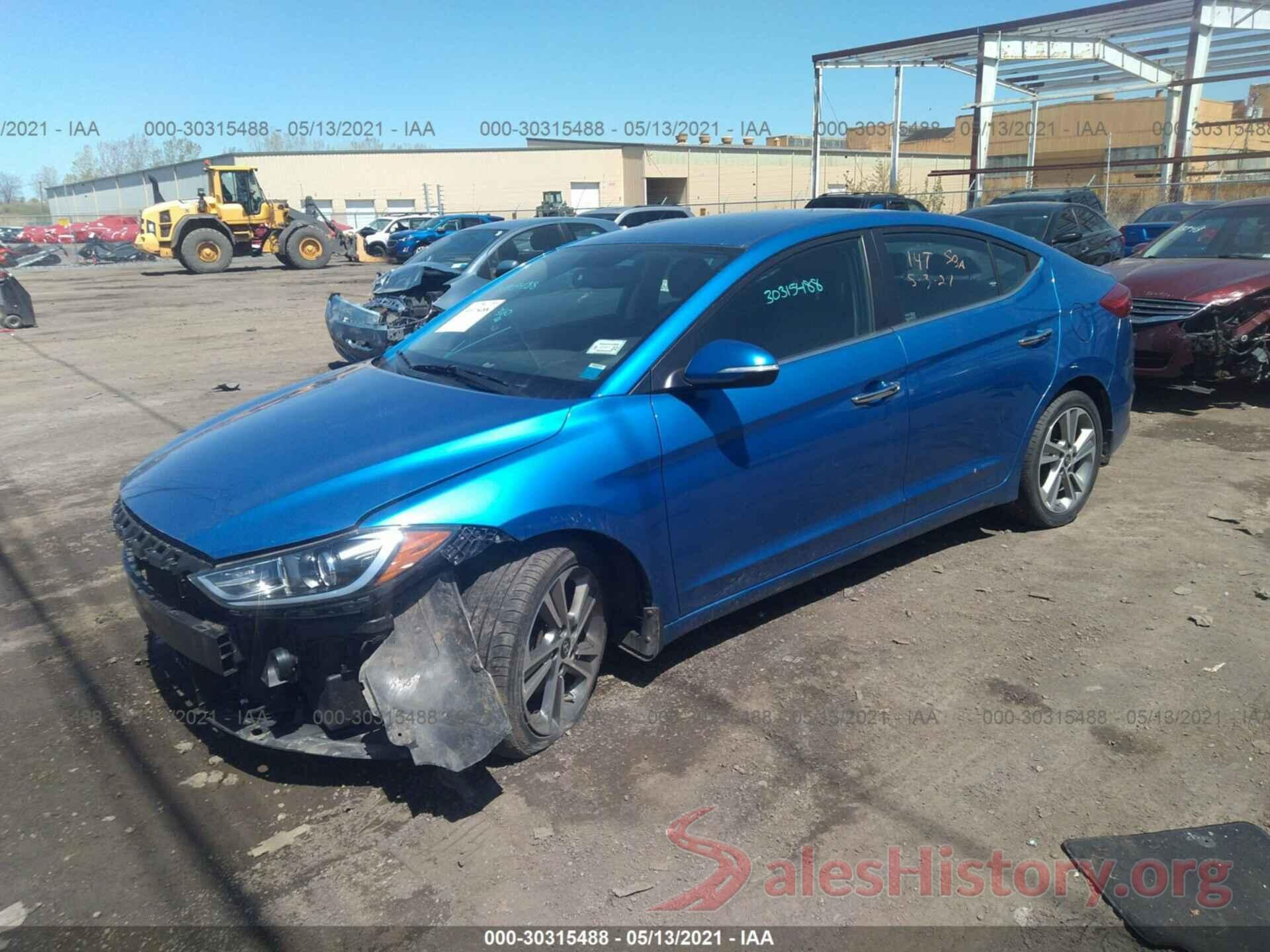 KMHD84LFXHU311226 2017 HYUNDAI ELANTRA