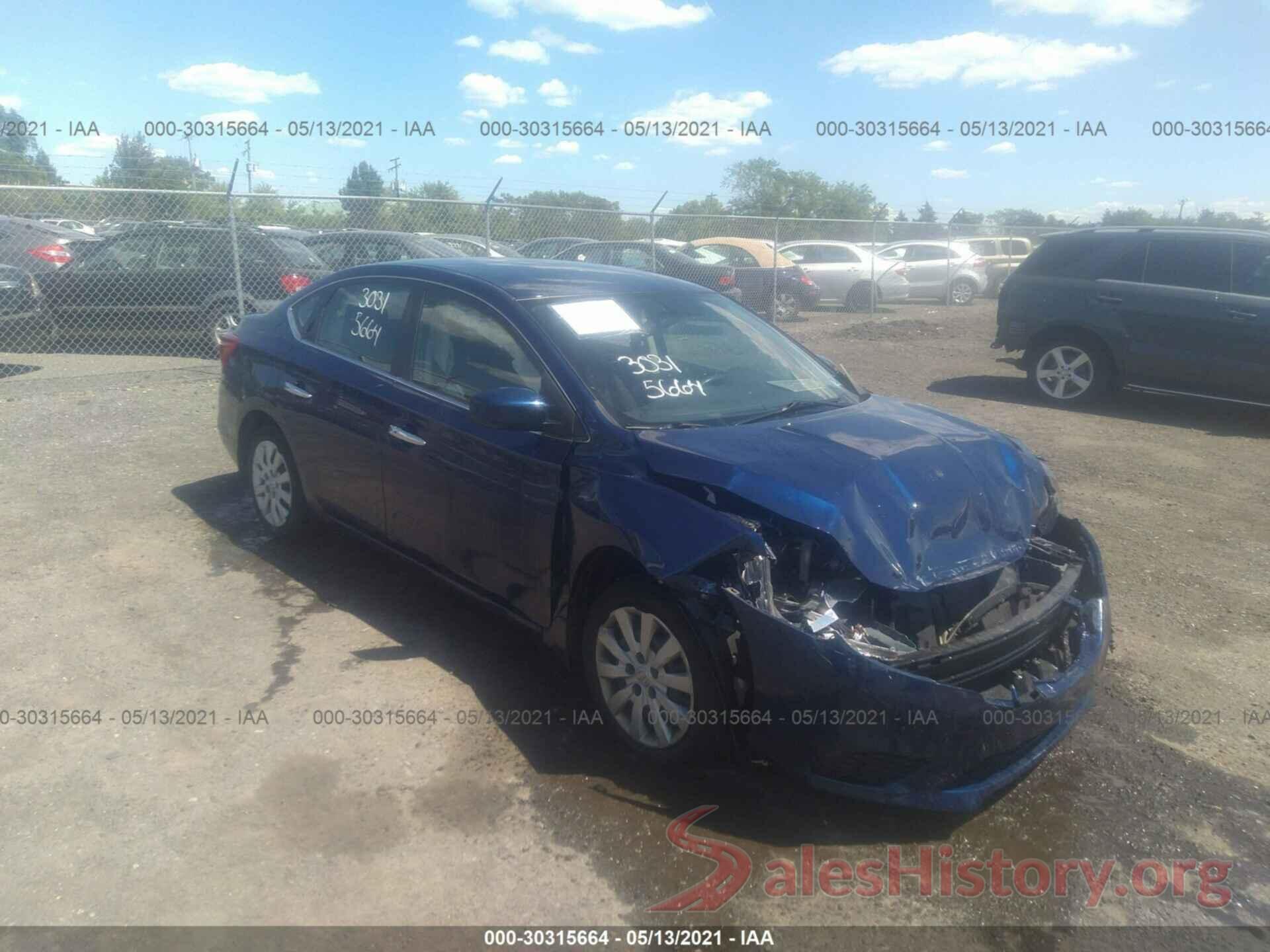 3N1AB7AP0GY267600 2016 NISSAN SENTRA