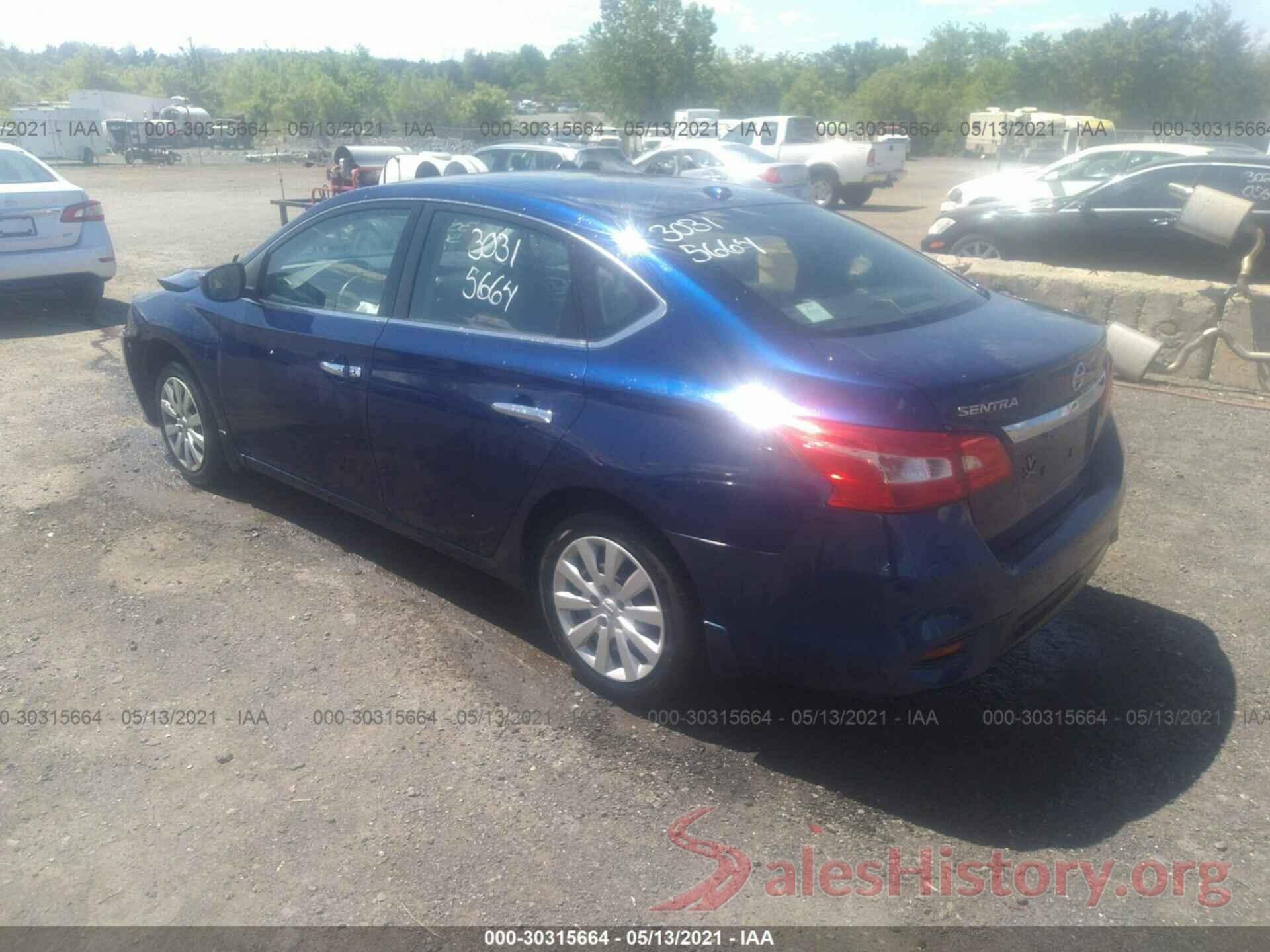 3N1AB7AP0GY267600 2016 NISSAN SENTRA