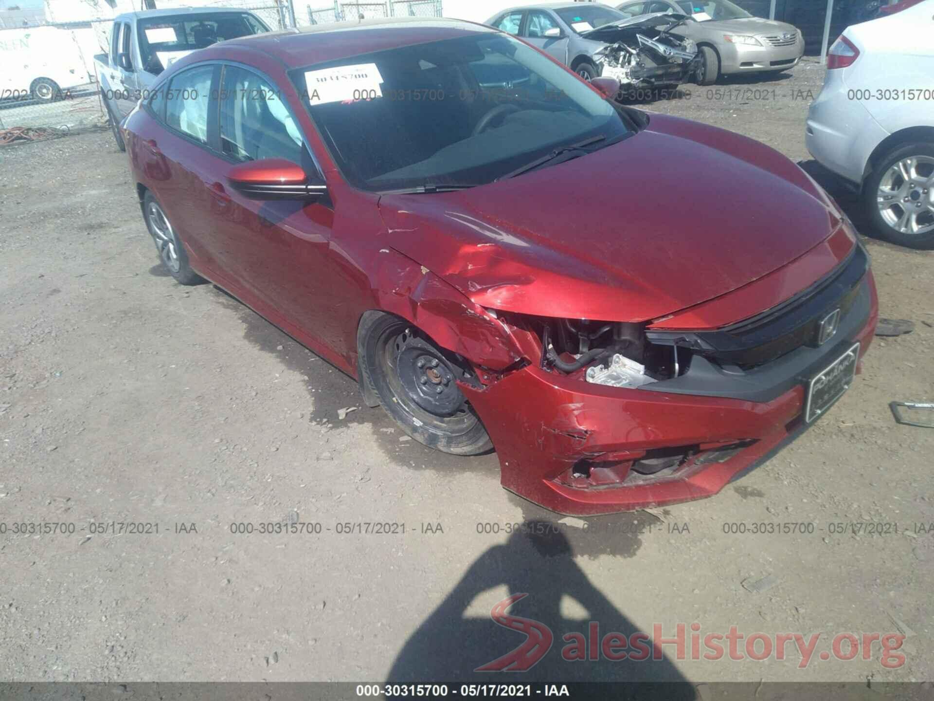 2HGFC2F60KH516853 2019 HONDA CIVIC SEDAN