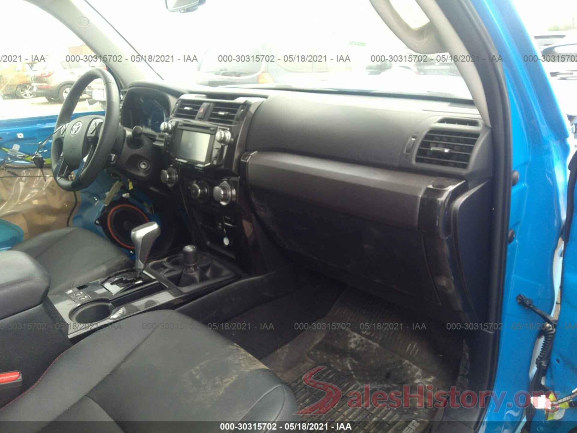 JTEBU5JR3K5700880 2019 TOYOTA 4RUNNER