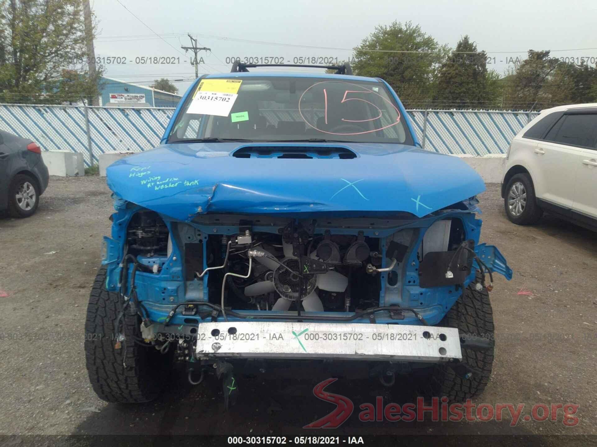 JTEBU5JR3K5700880 2019 TOYOTA 4RUNNER