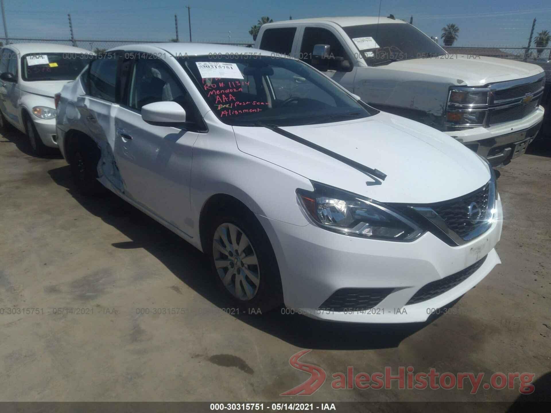 3N1AB7AP7JY258738 2018 NISSAN SENTRA