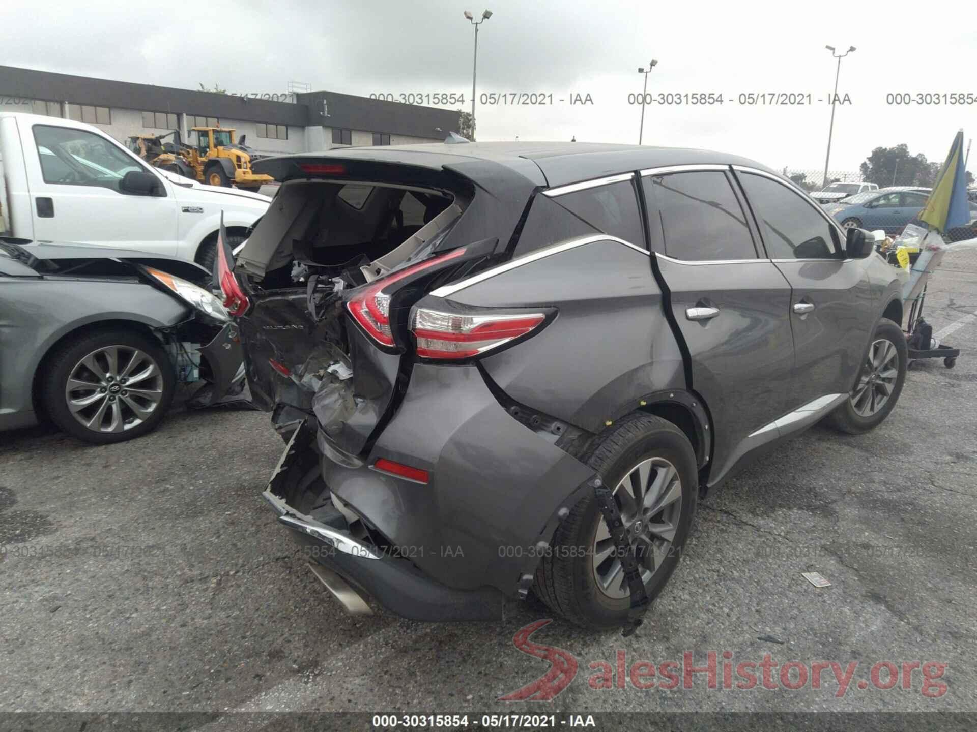 5N1AZ2MG2GN102311 2016 NISSAN MURANO