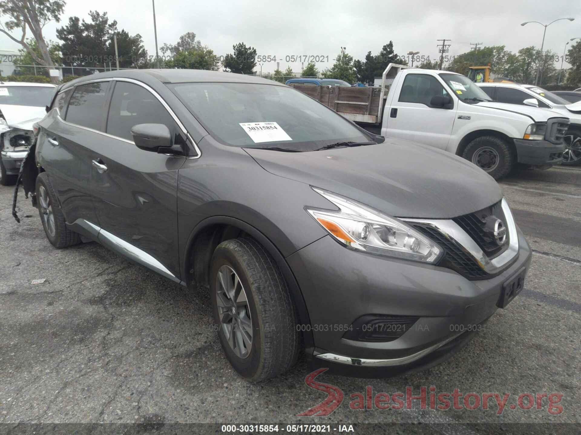 5N1AZ2MG2GN102311 2016 NISSAN MURANO