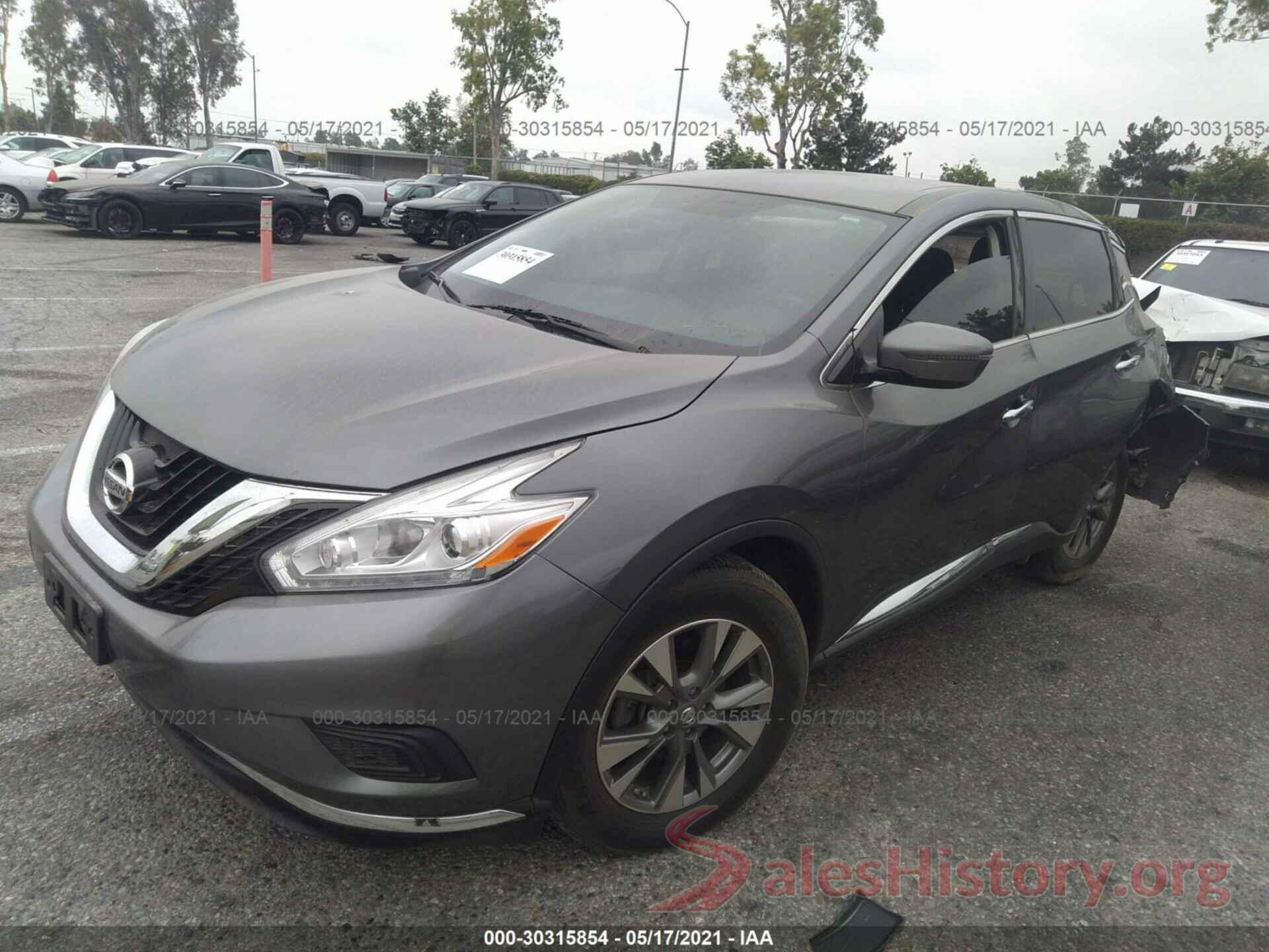 5N1AZ2MG2GN102311 2016 NISSAN MURANO