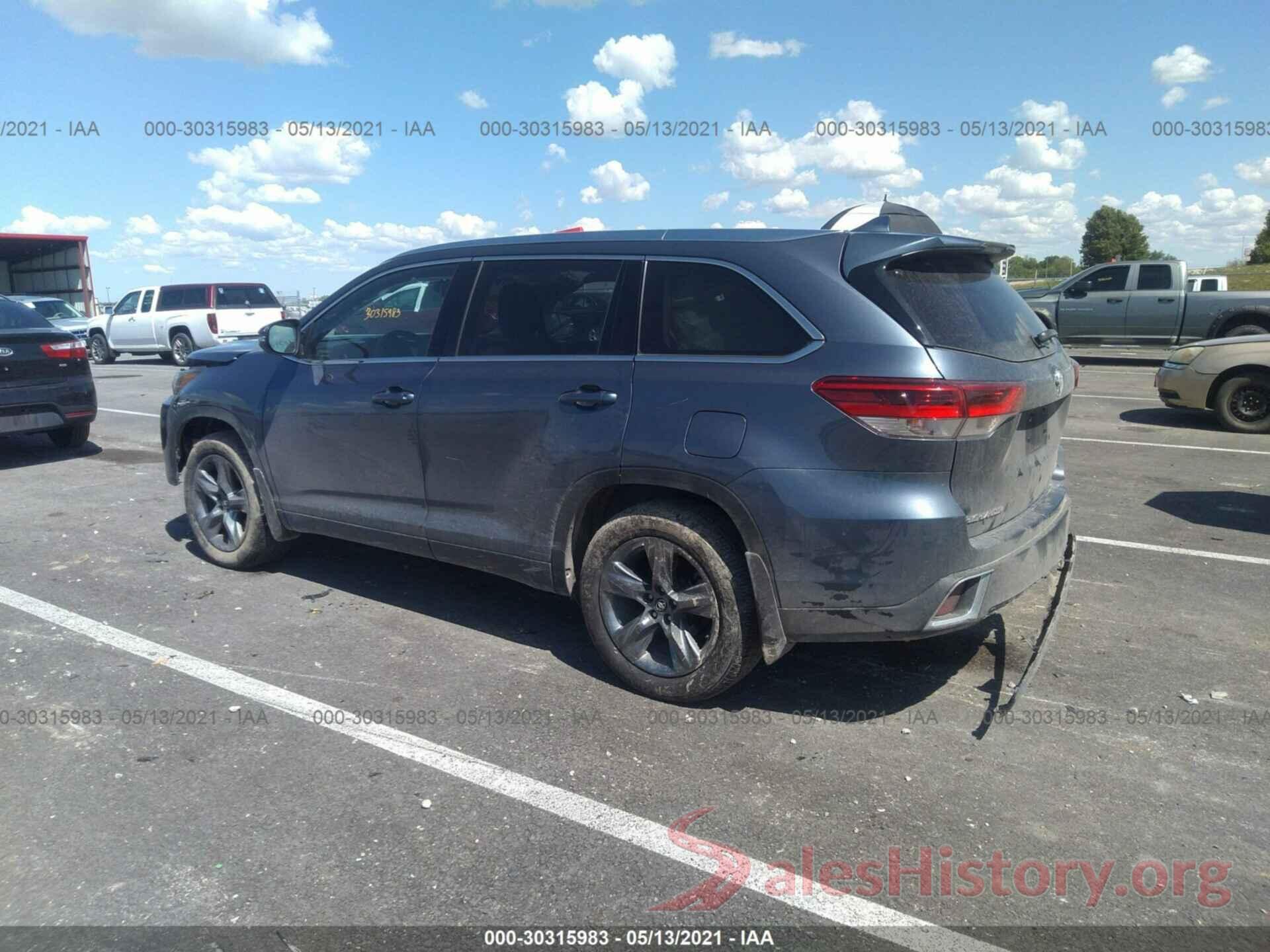 5TDDZRFH2KS718979 2019 TOYOTA HIGHLANDER