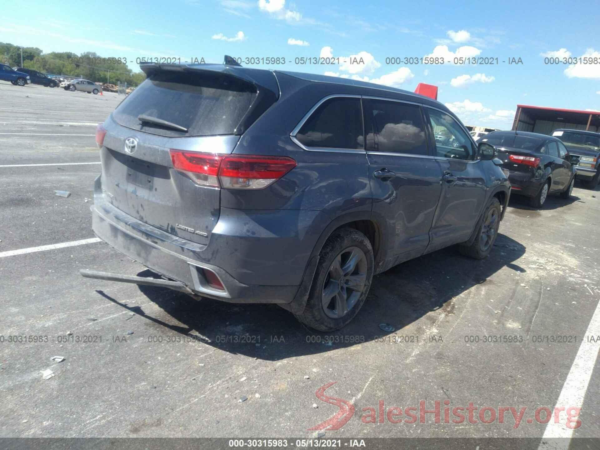 5TDDZRFH2KS718979 2019 TOYOTA HIGHLANDER