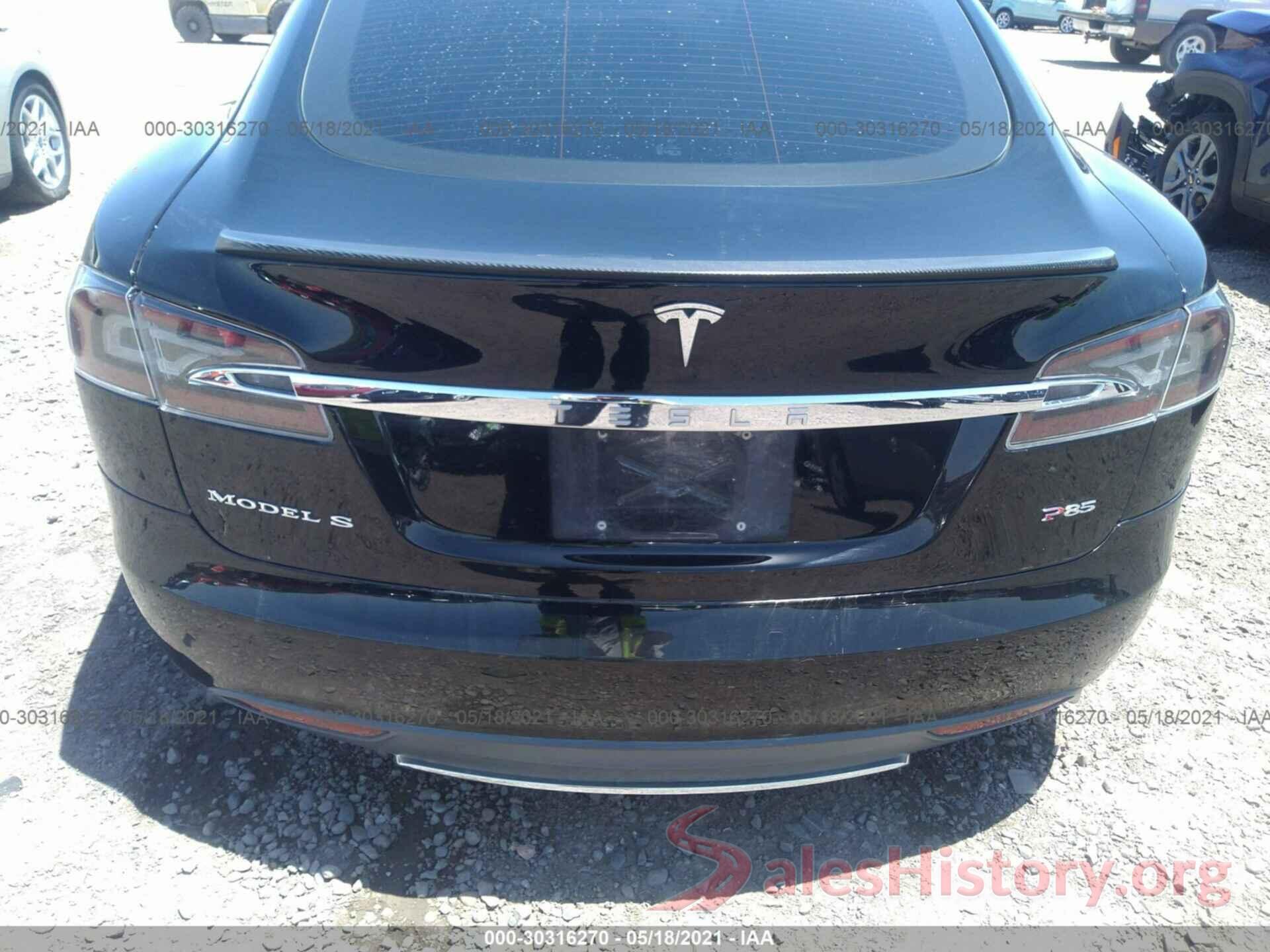 5YJSA1H10EFP56865 2014 TESLA MODEL S