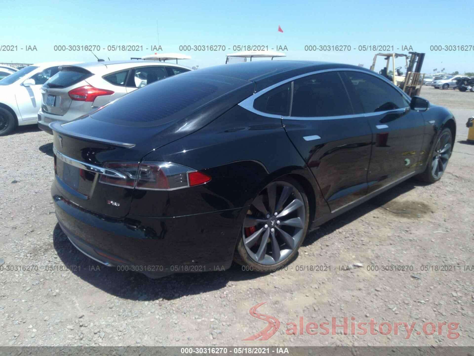 5YJSA1H10EFP56865 2014 TESLA MODEL S