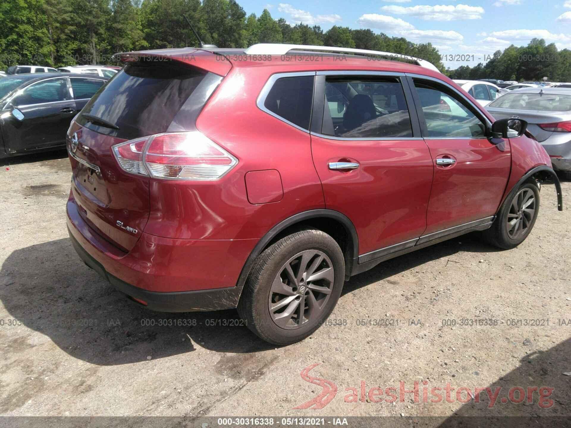 5N1AT2MV9GC863509 2016 NISSAN ROGUE