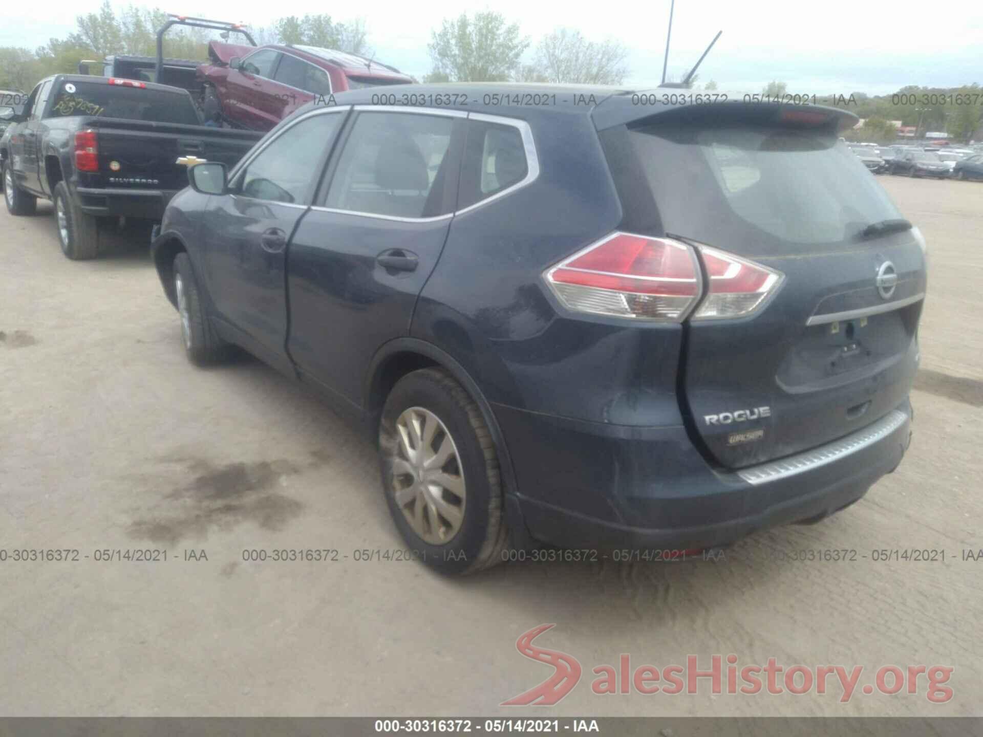 5N1AT2MVXGC919201 2016 NISSAN ROGUE