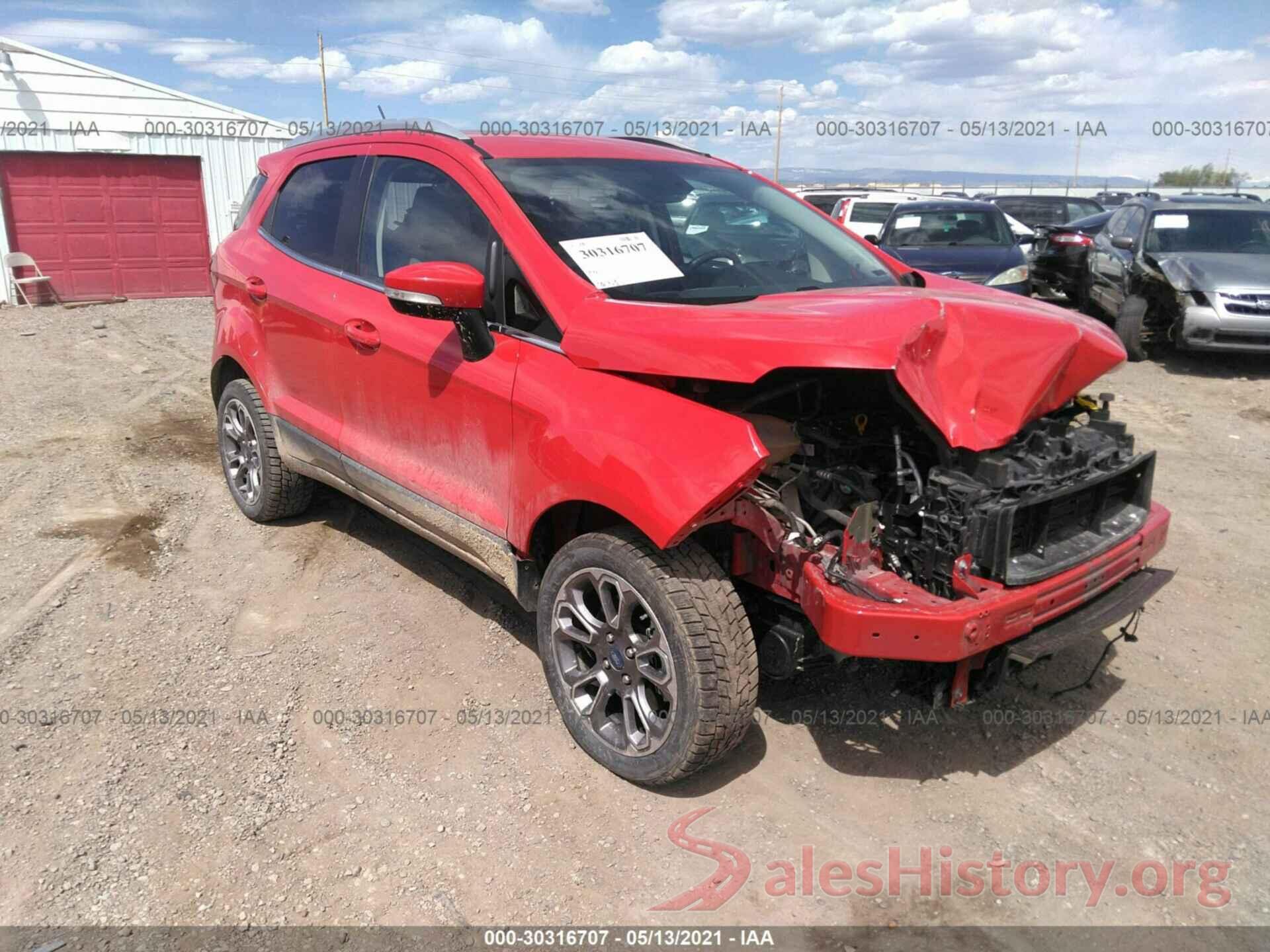 MAJ6S3KL8KC309526 2019 FORD ECOSPORT