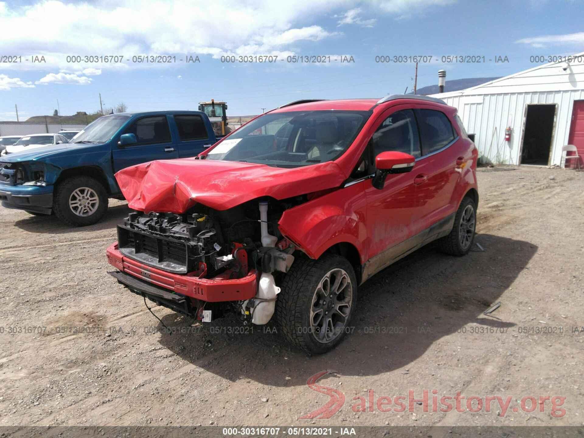 MAJ6S3KL8KC309526 2019 FORD ECOSPORT