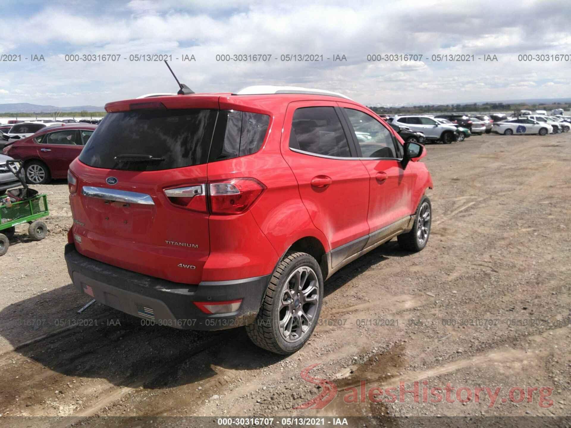 MAJ6S3KL8KC309526 2019 FORD ECOSPORT