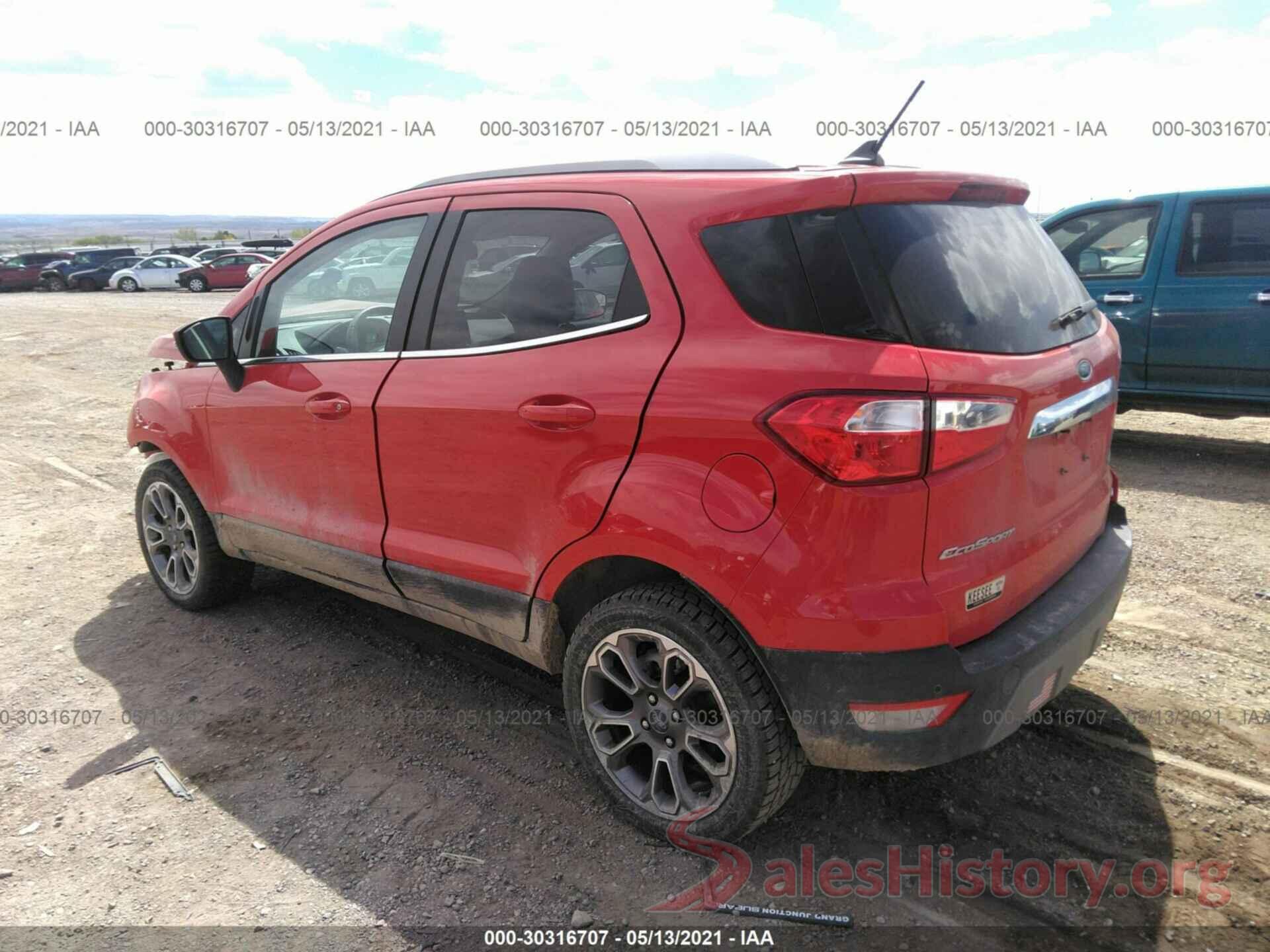 MAJ6S3KL8KC309526 2019 FORD ECOSPORT