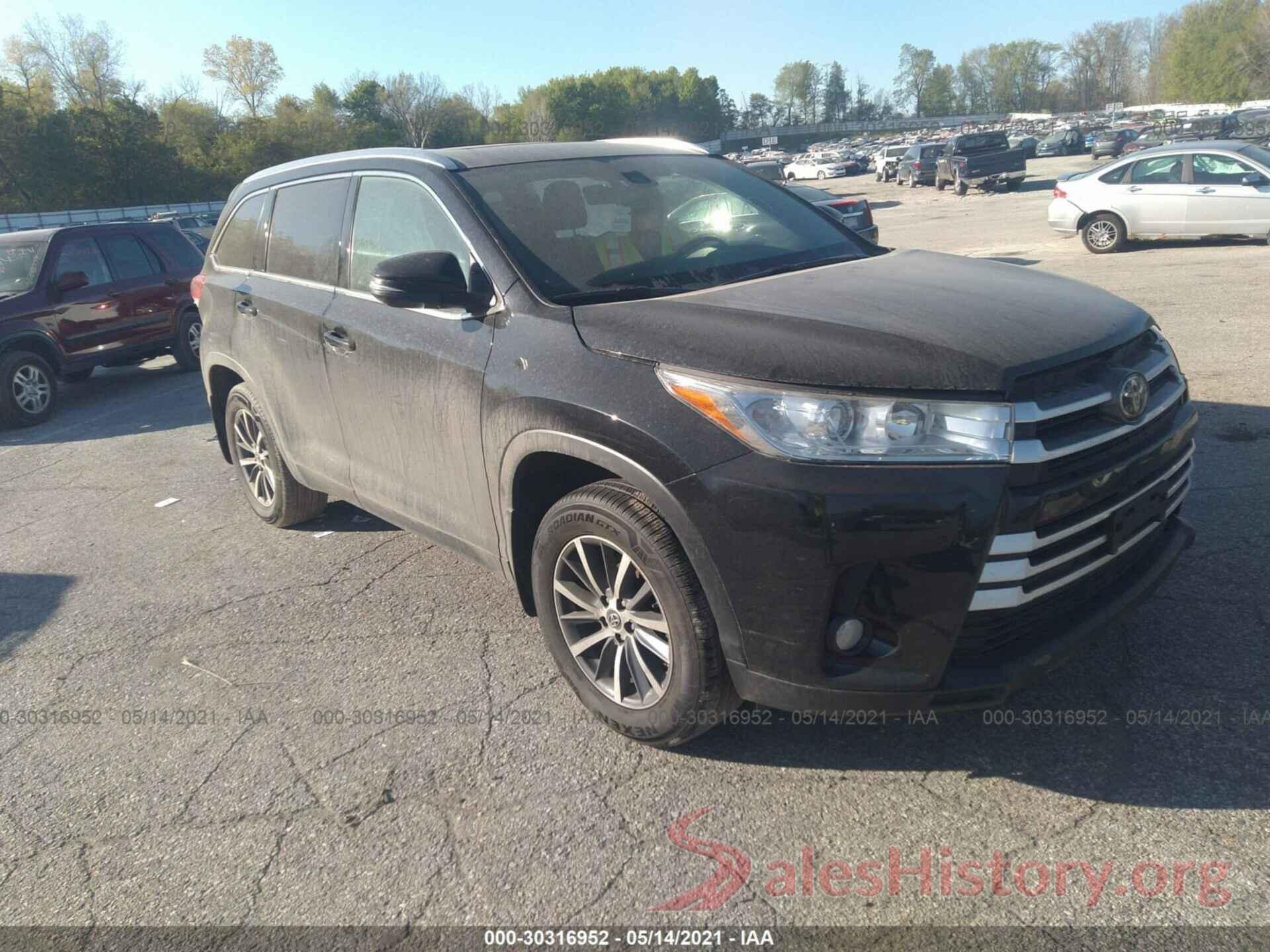 5TDJZRFH6HS465211 2017 TOYOTA HIGHLANDER