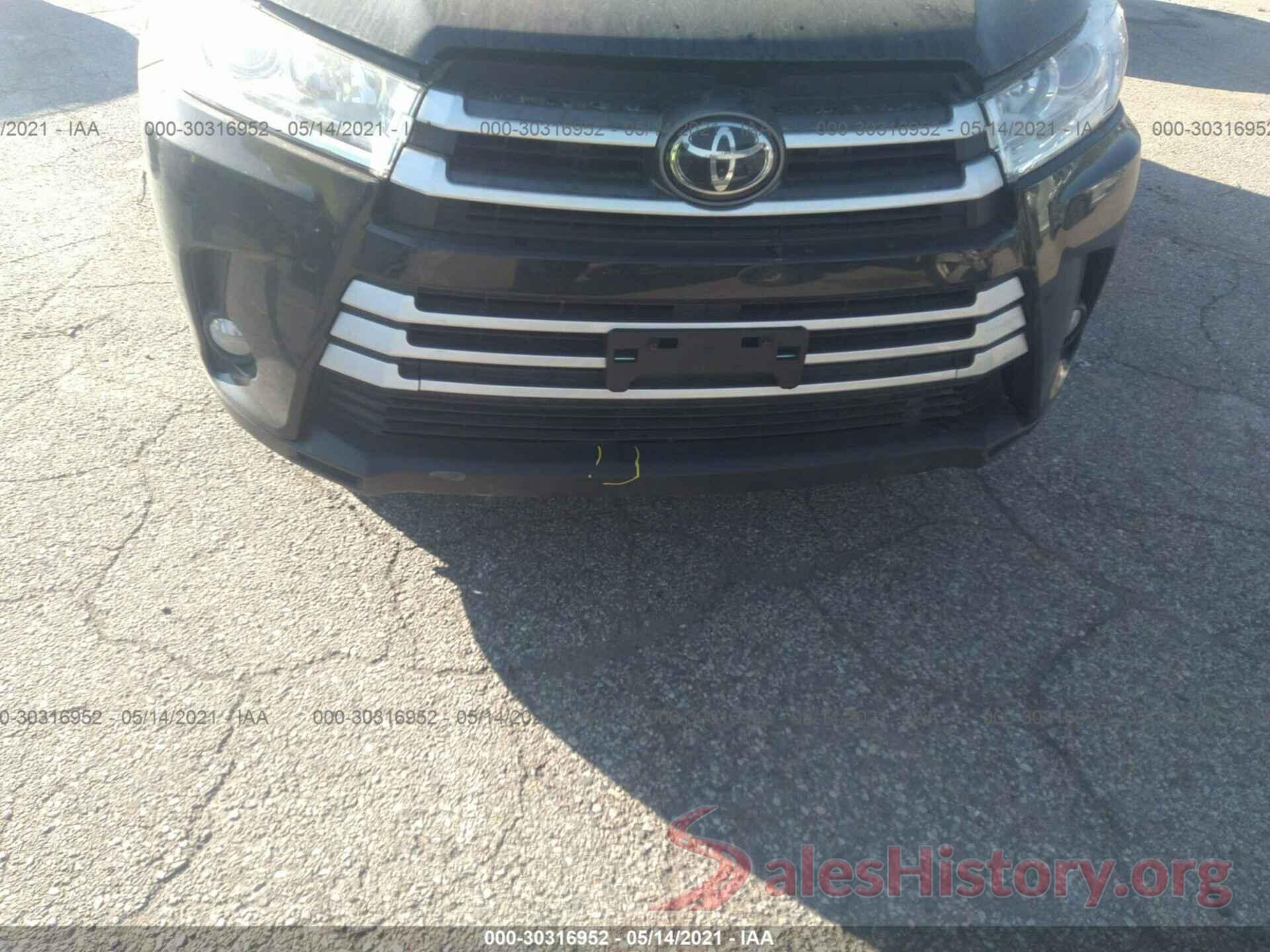 5TDJZRFH6HS465211 2017 TOYOTA HIGHLANDER