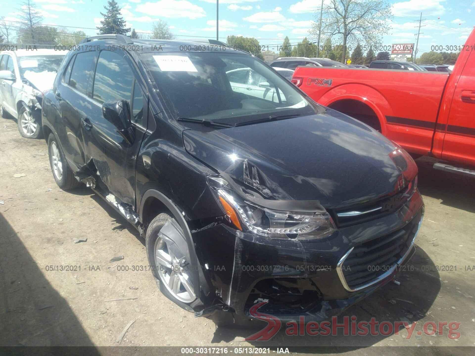 3GNCJLSB8HL140586 2017 CHEVROLET TRAX