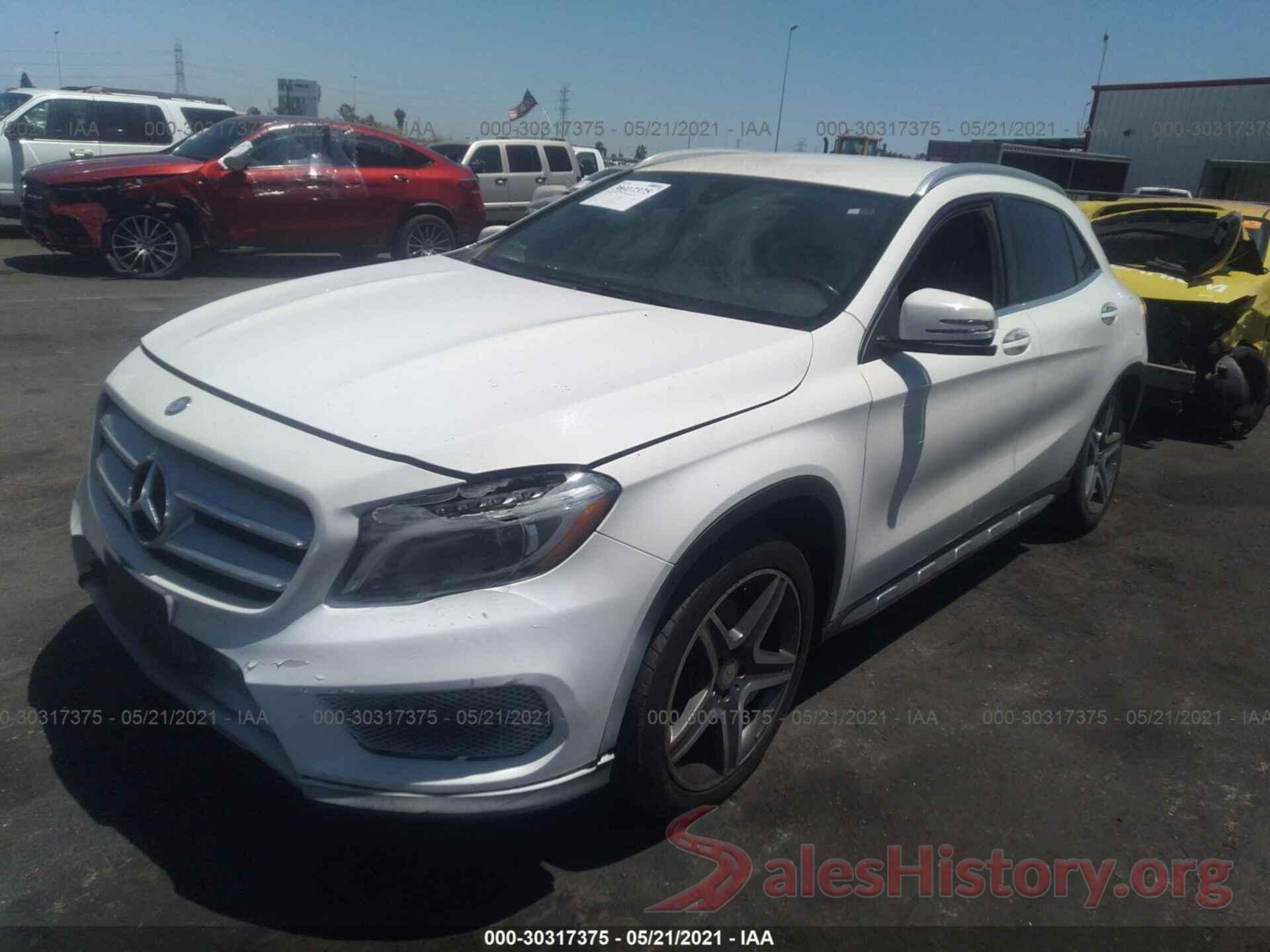 WDCTG4EB9GJ222867 2016 MERCEDES-BENZ GLA