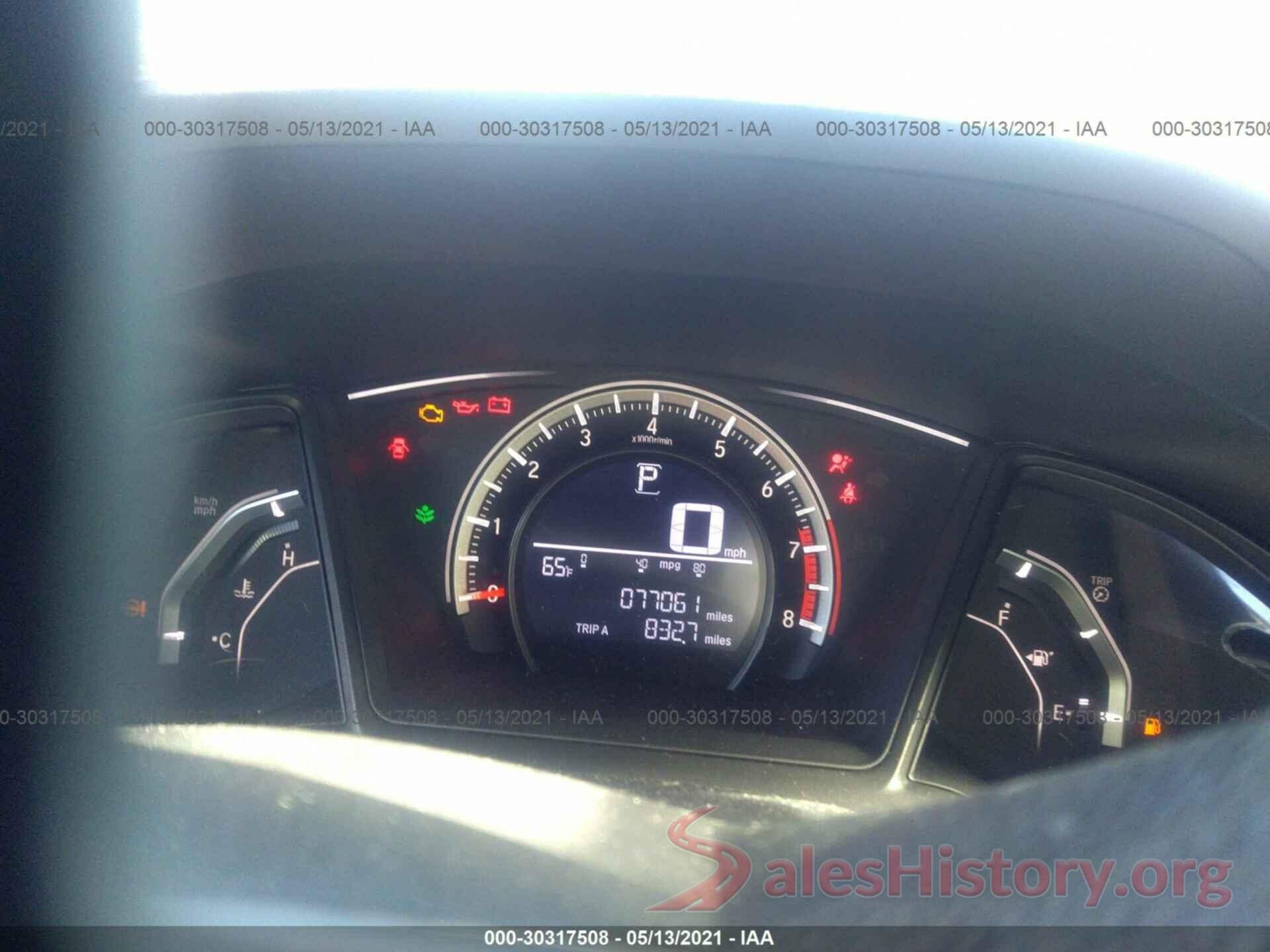 19XFC2F50GE245110 2016 HONDA CIVIC SEDAN