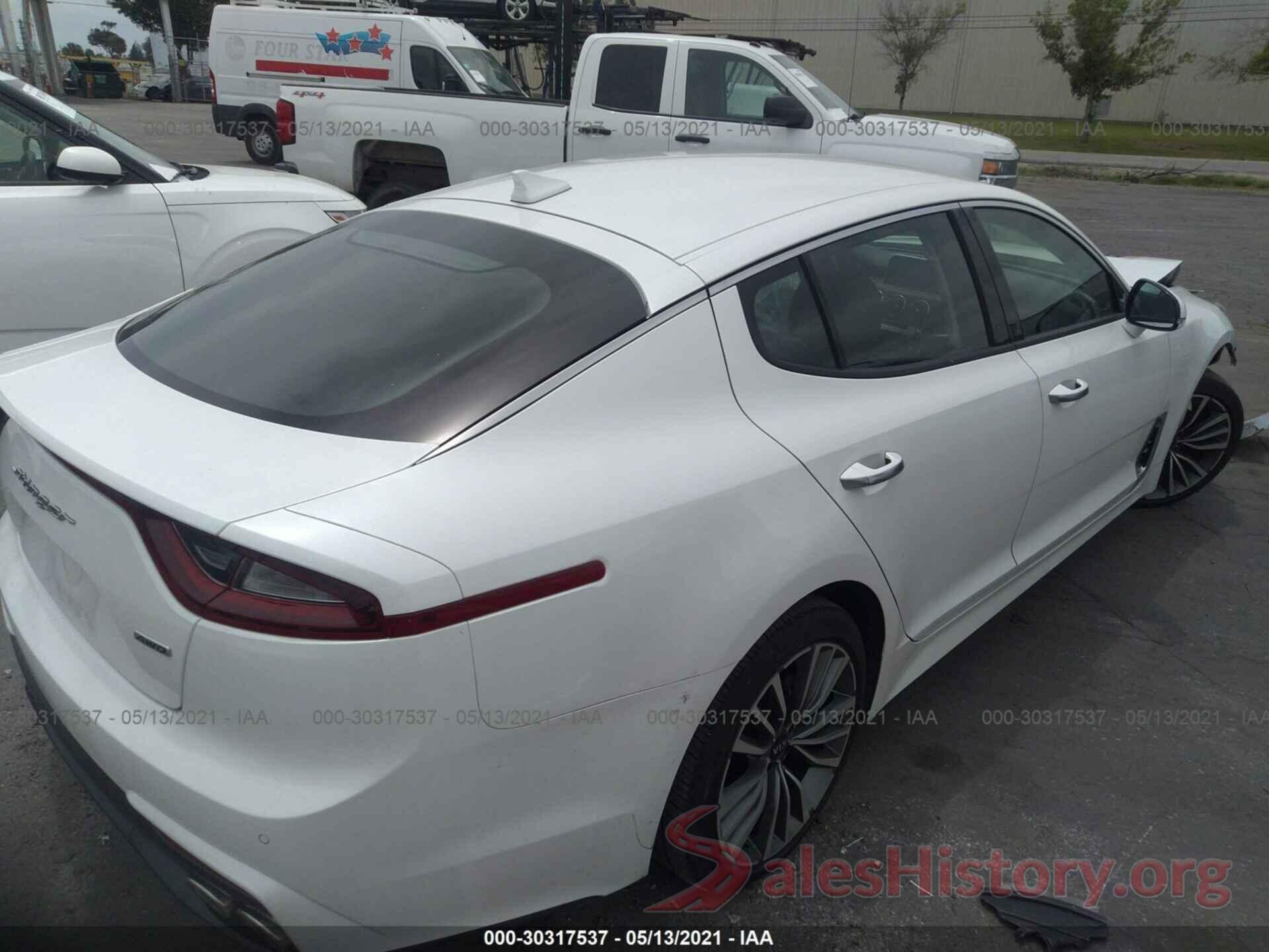 KNAE15LA4K6066889 2019 KIA STINGER