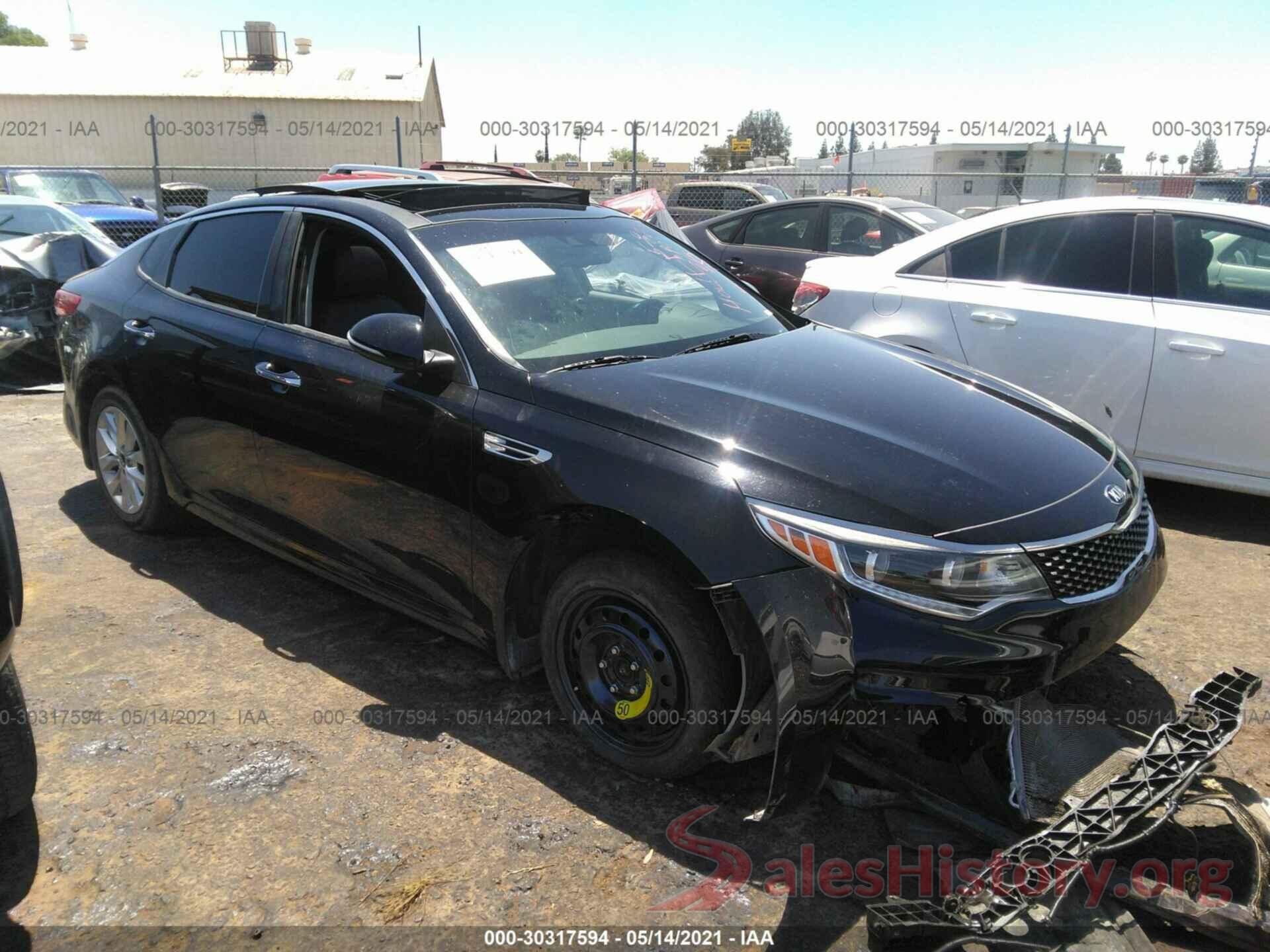 5XXGU4L3XGG035797 2016 KIA OPTIMA