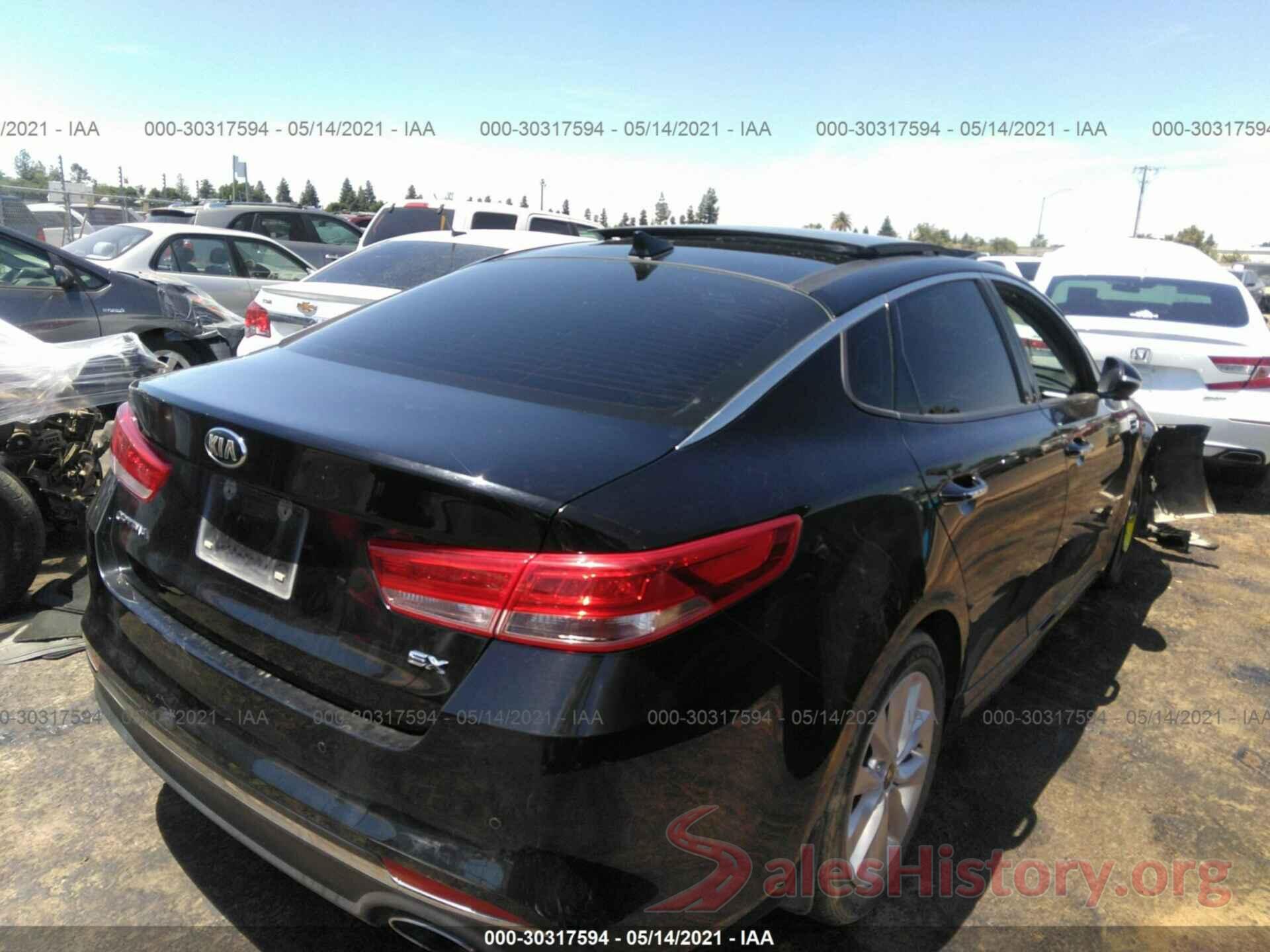 5XXGU4L3XGG035797 2016 KIA OPTIMA