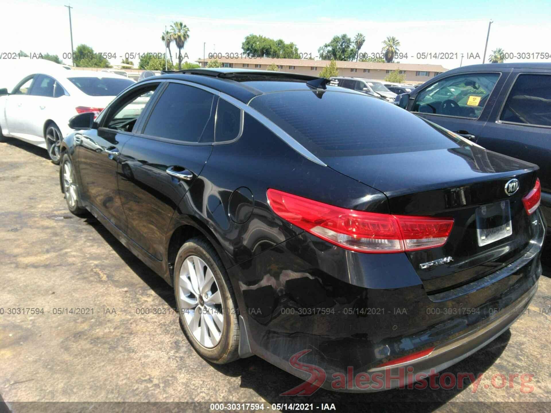 5XXGU4L3XGG035797 2016 KIA OPTIMA