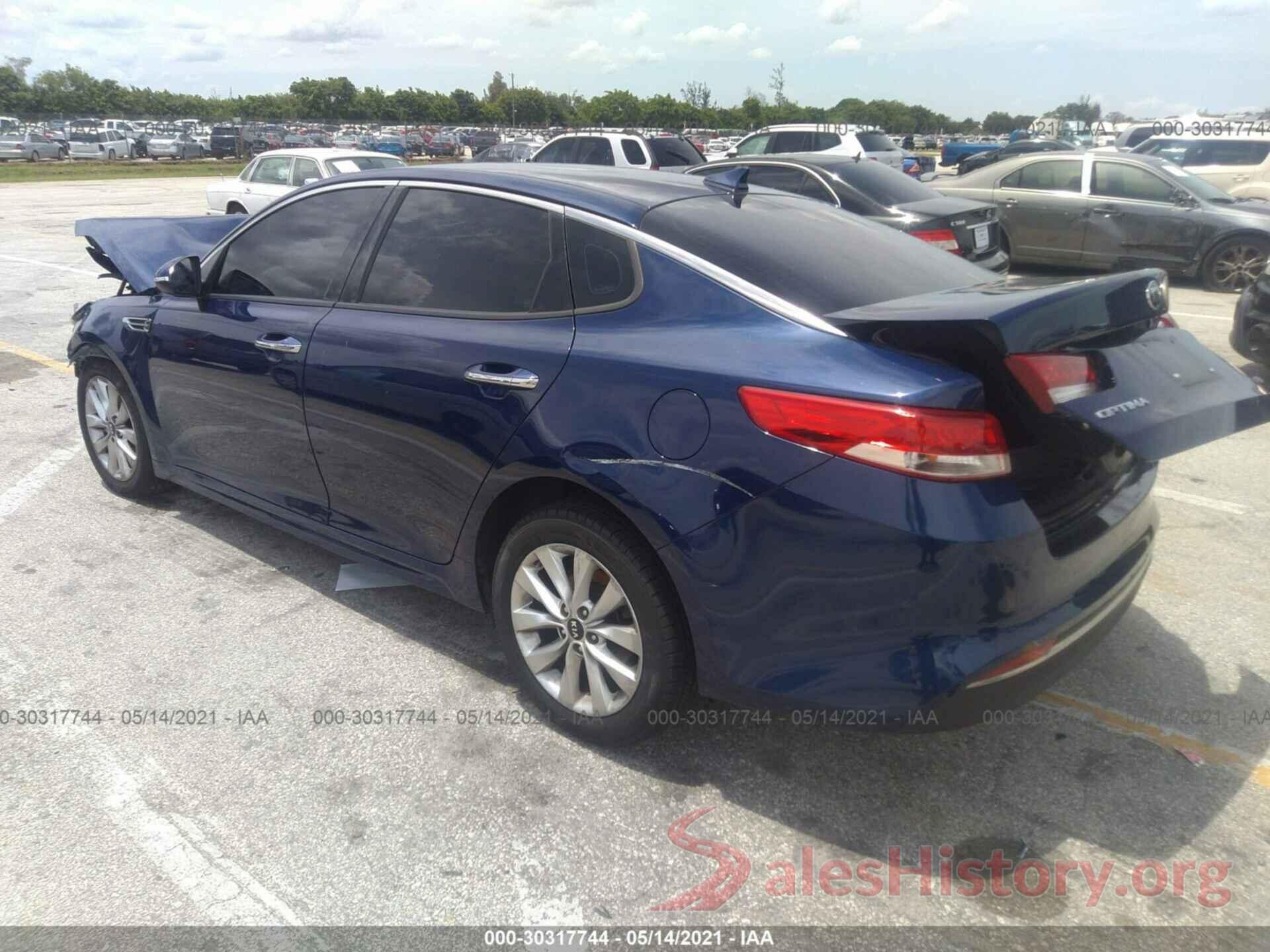 5XXGU4L38HG142042 2017 KIA OPTIMA