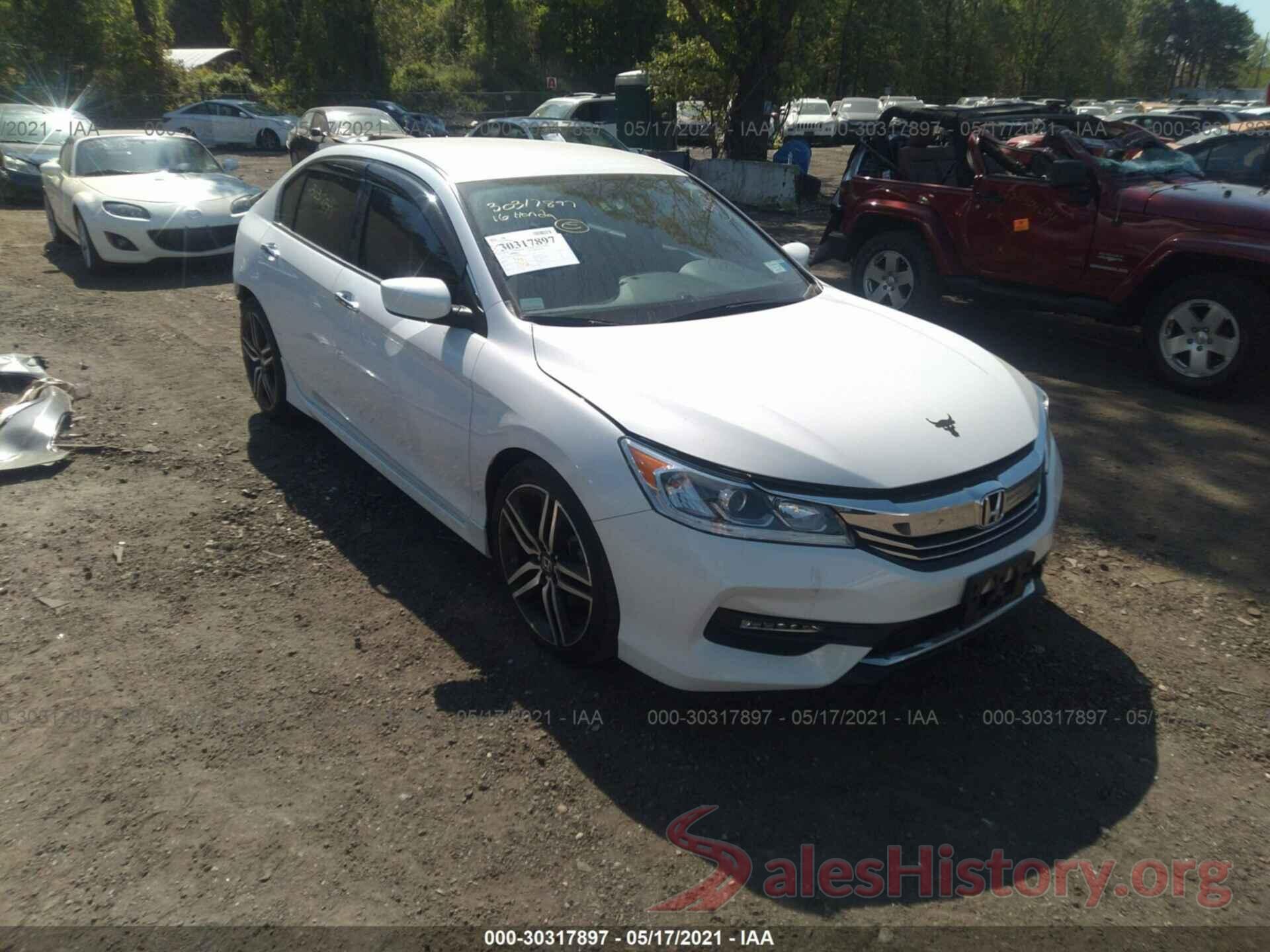 1HGCR2F50GA189210 2016 HONDA ACCORD SEDAN