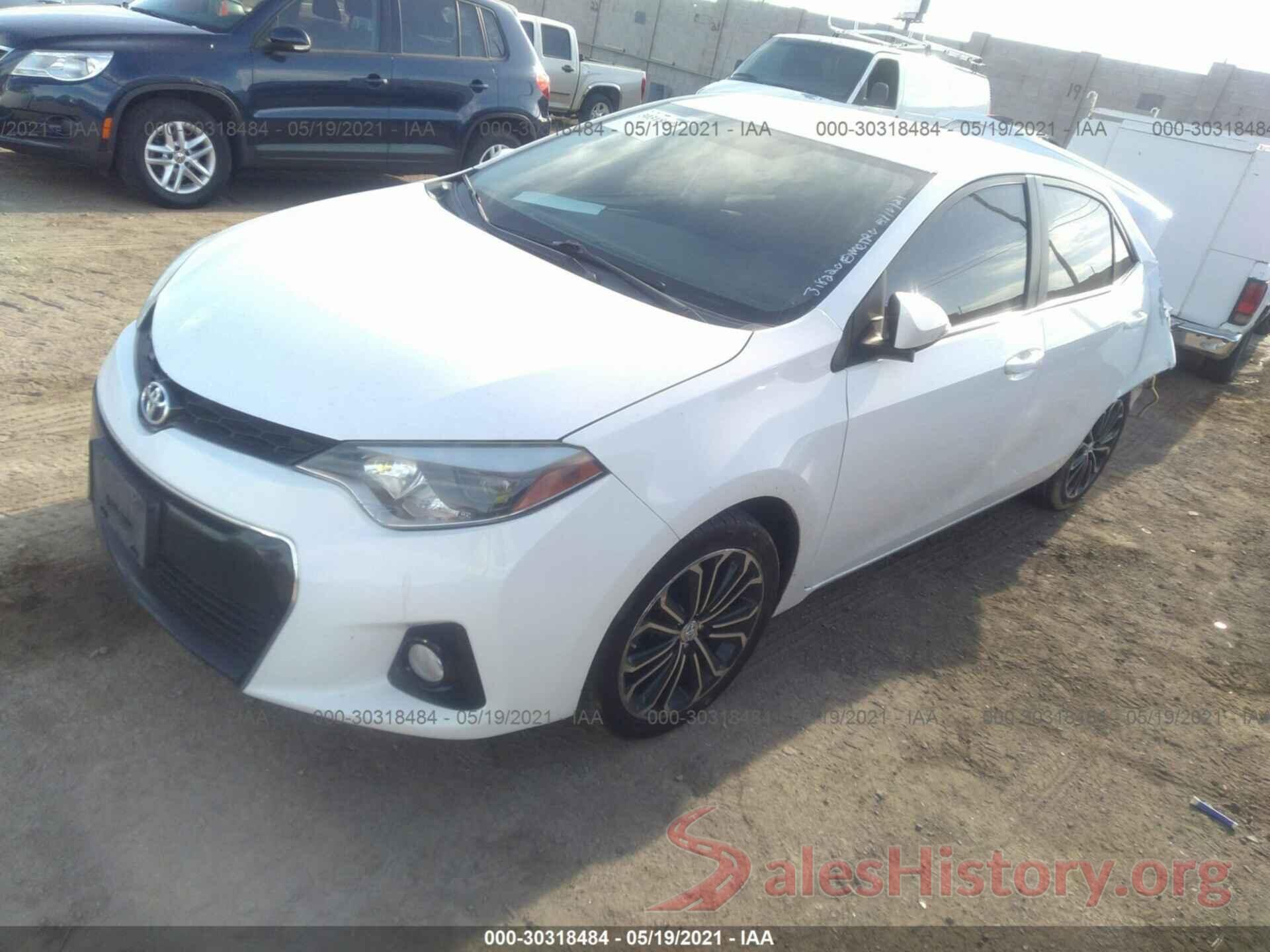 5YFBURHE1GP486254 2016 TOYOTA COROLLA