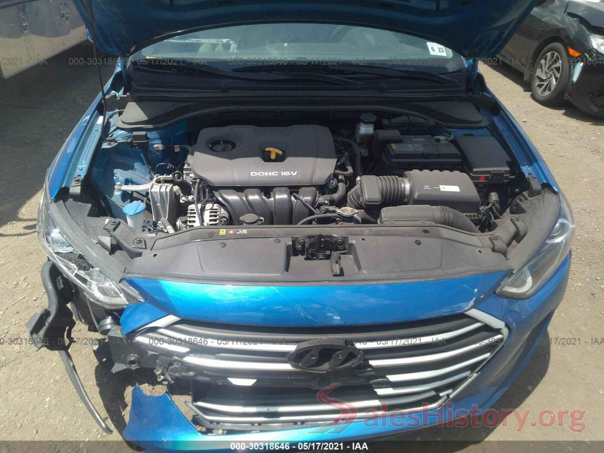 KMHD74LFXJU574065 2018 HYUNDAI ELANTRA