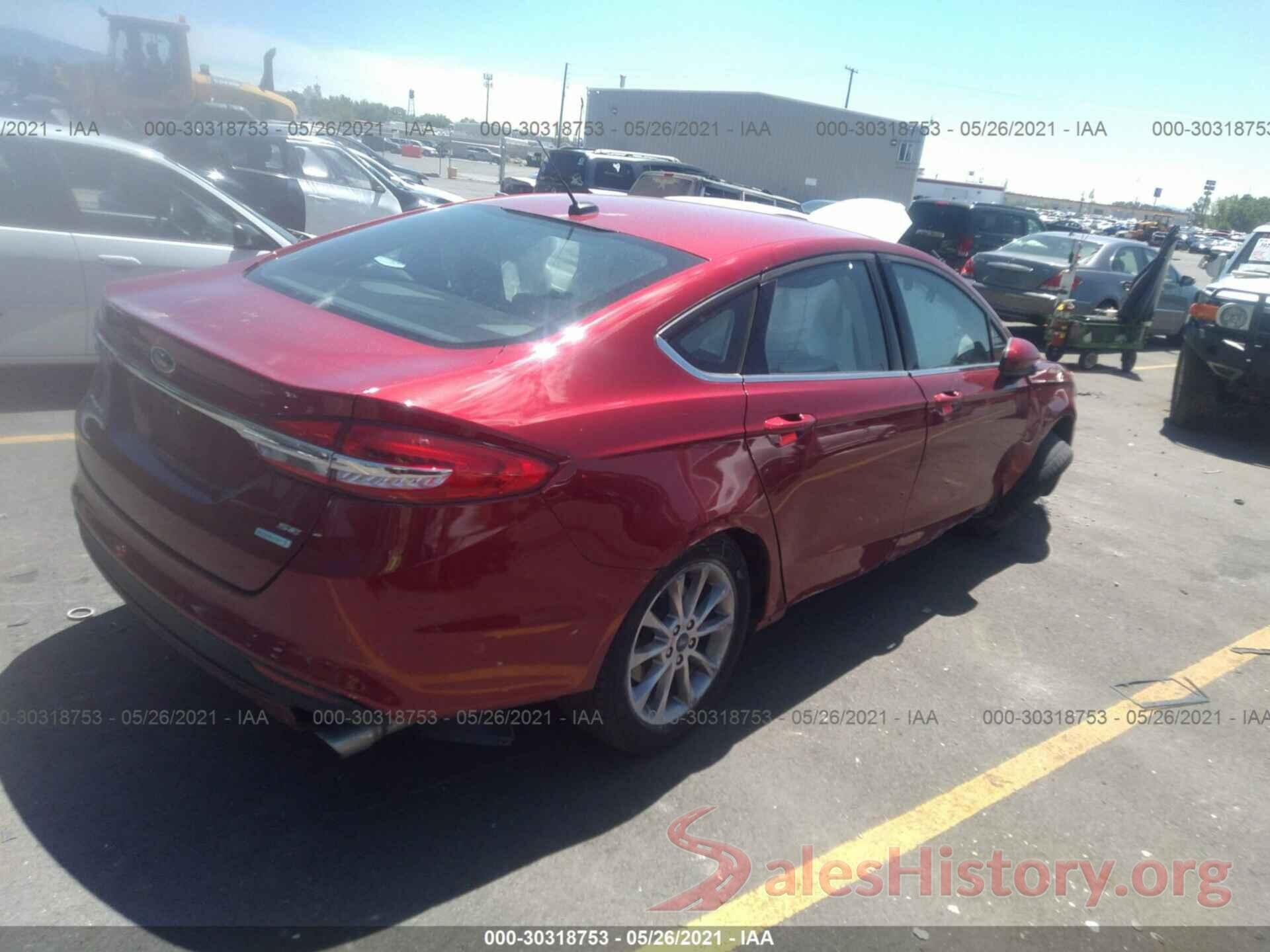 3FA6P0HDXHR195149 2017 FORD FUSION