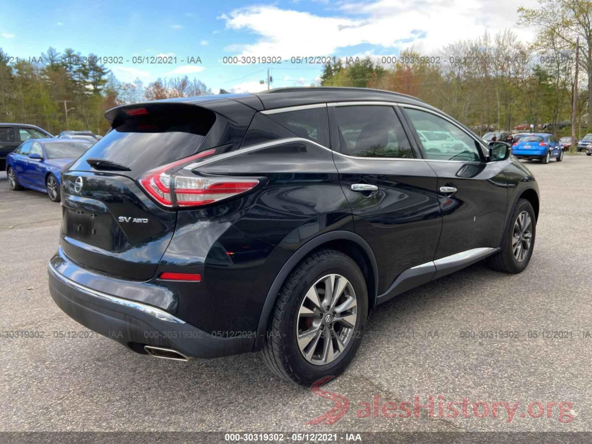 5N1AZ2MH2GN123734 2016 NISSAN MURANO