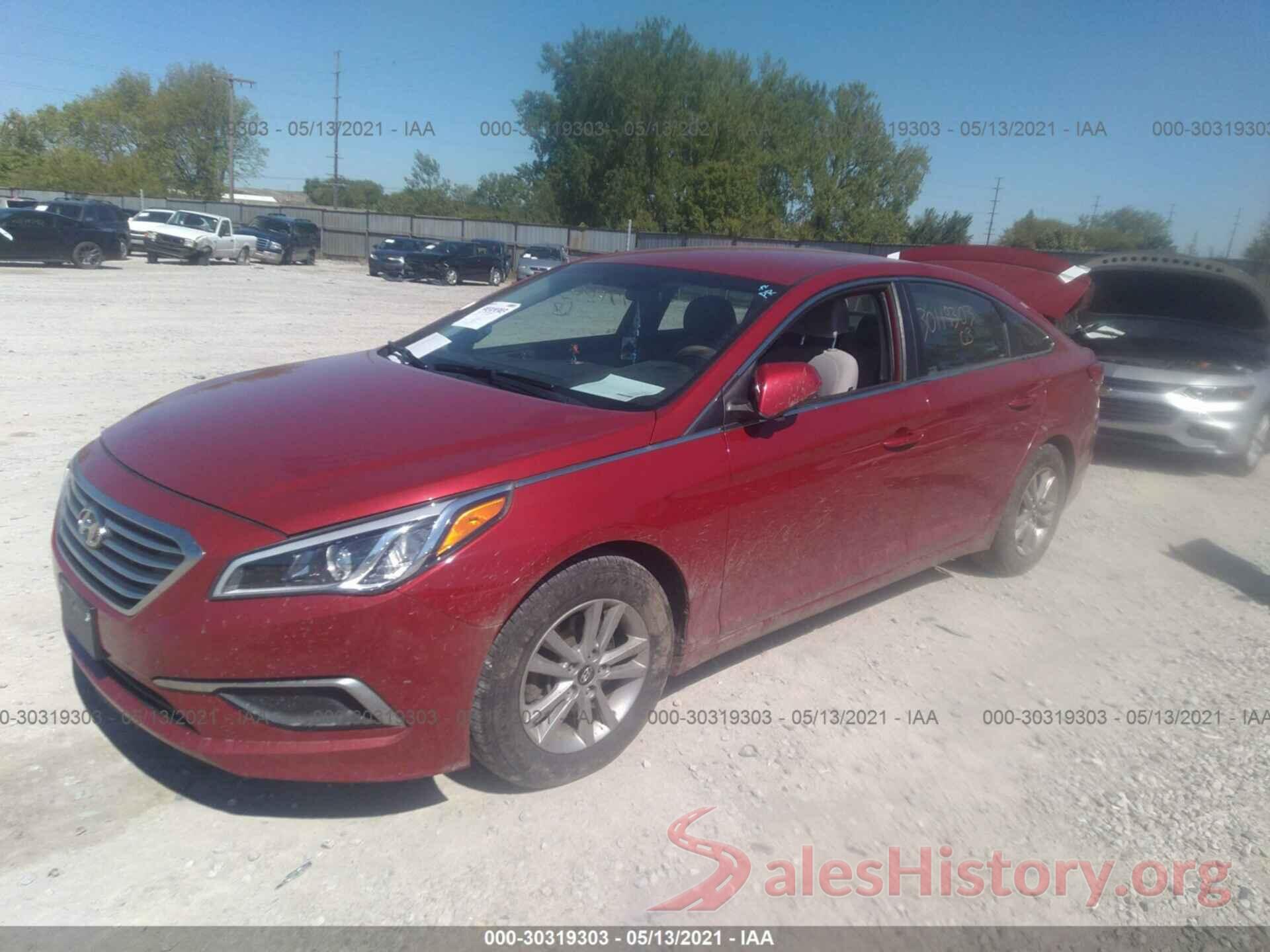 5NPE24AF4HH567398 2017 HYUNDAI SONATA