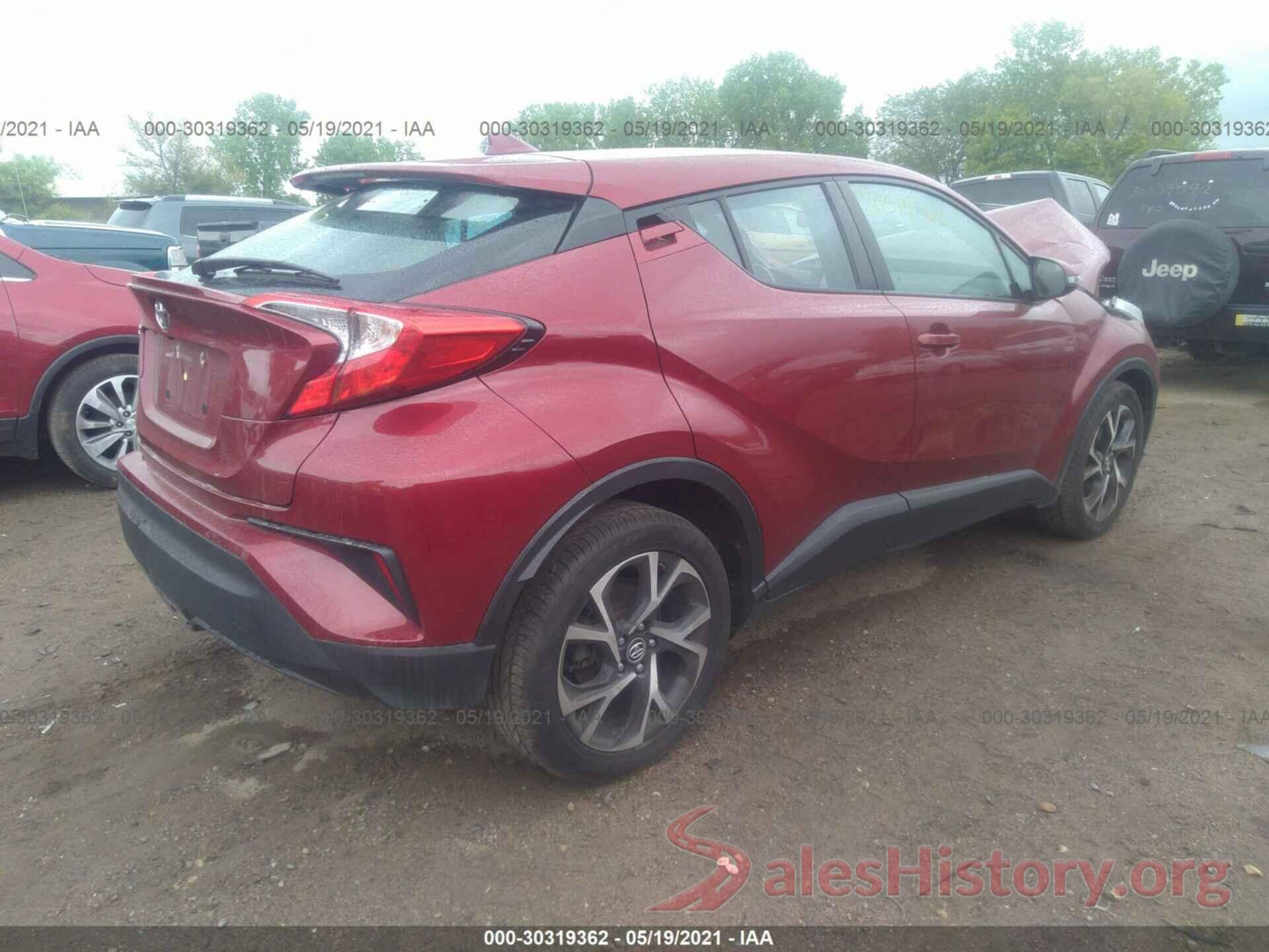 NMTKHMBX6JR019734 2018 TOYOTA C-HR