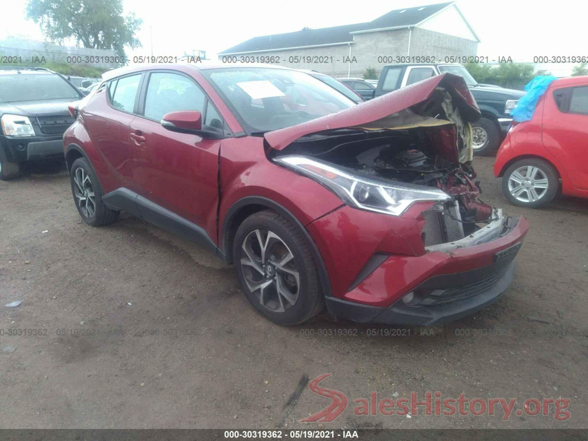 NMTKHMBX6JR019734 2018 TOYOTA C-HR