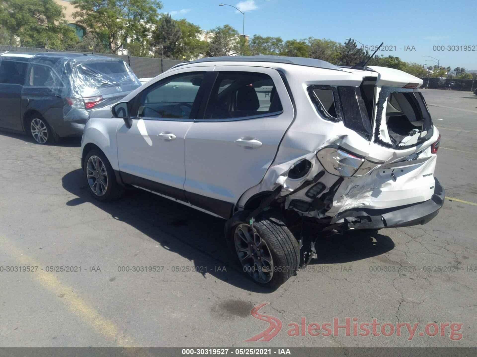 MAJ3S2KE2KC288526 2019 FORD ECOSPORT