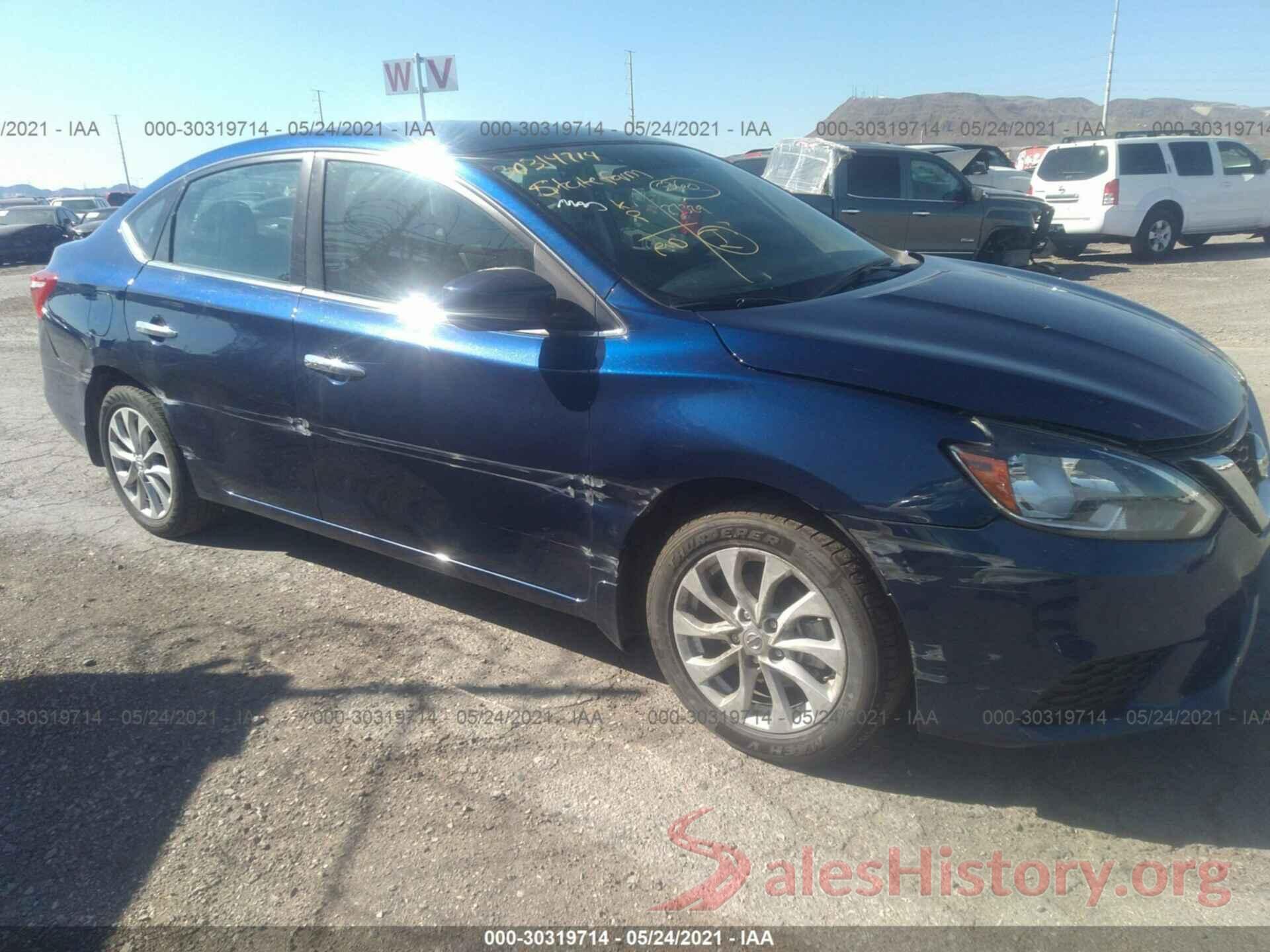 3N1AB7AP0KY395490 2019 NISSAN SENTRA