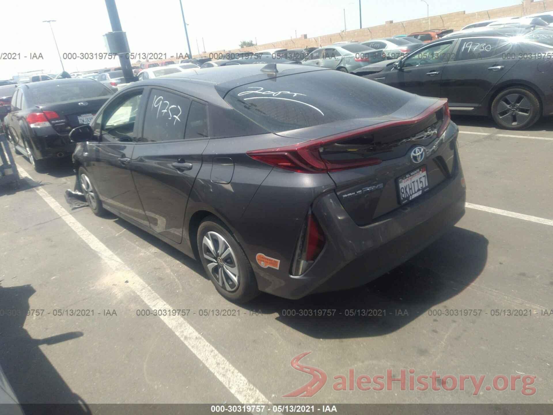 JTDKARFP0K3108862 2019 TOYOTA PRIUS PRIME